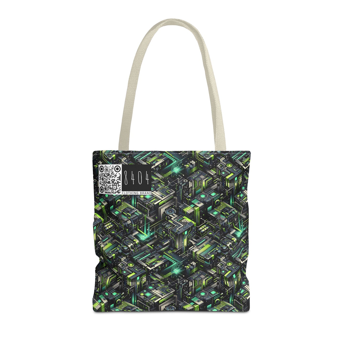 Tech-Infused Graphics Tech-Forward Streetwear Tote Bag - 8404 Design-47