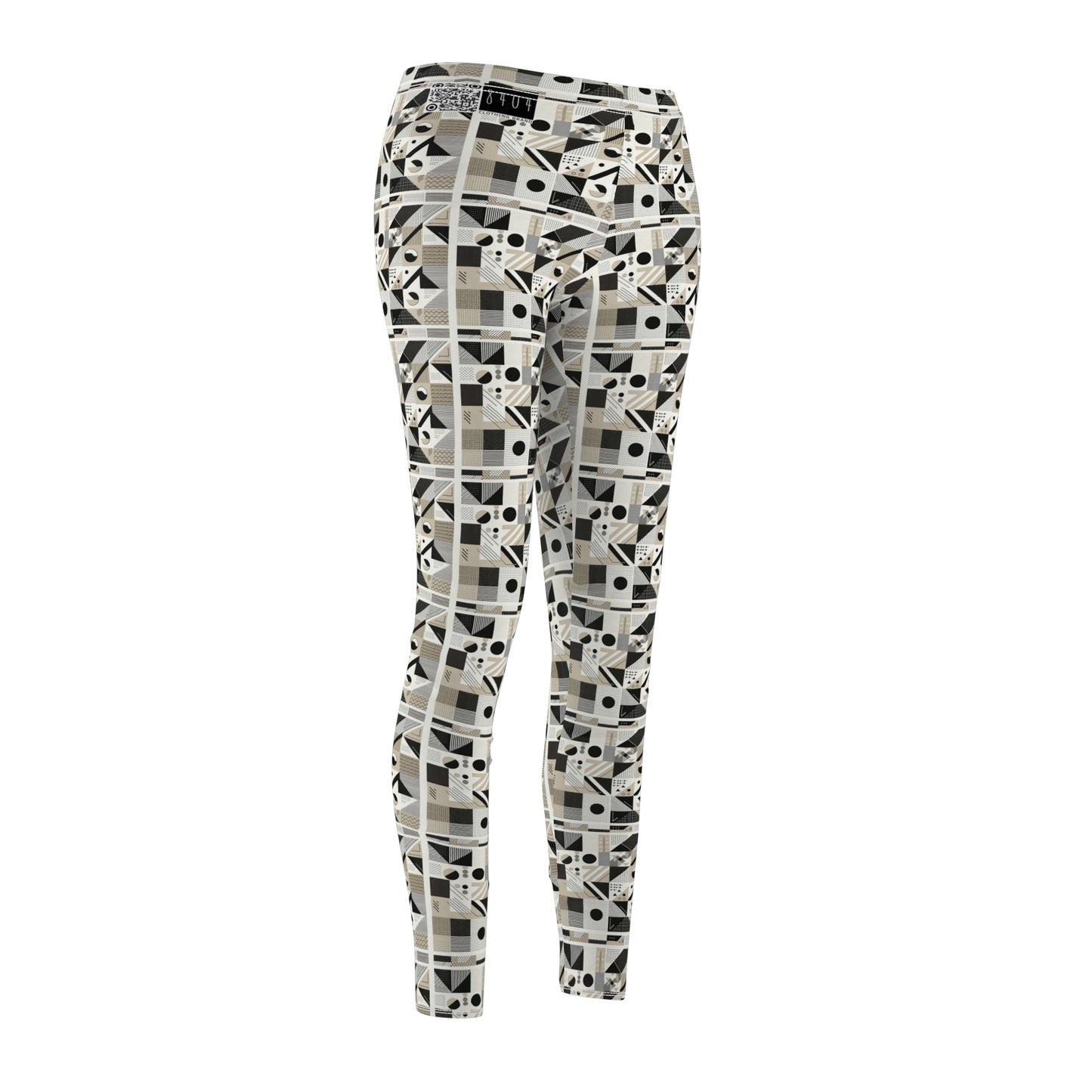 Elevated Athleisure Modern Sophistication With Sporty Elements Women's Cut & Sew Casual Leggings - 8404 Design-76