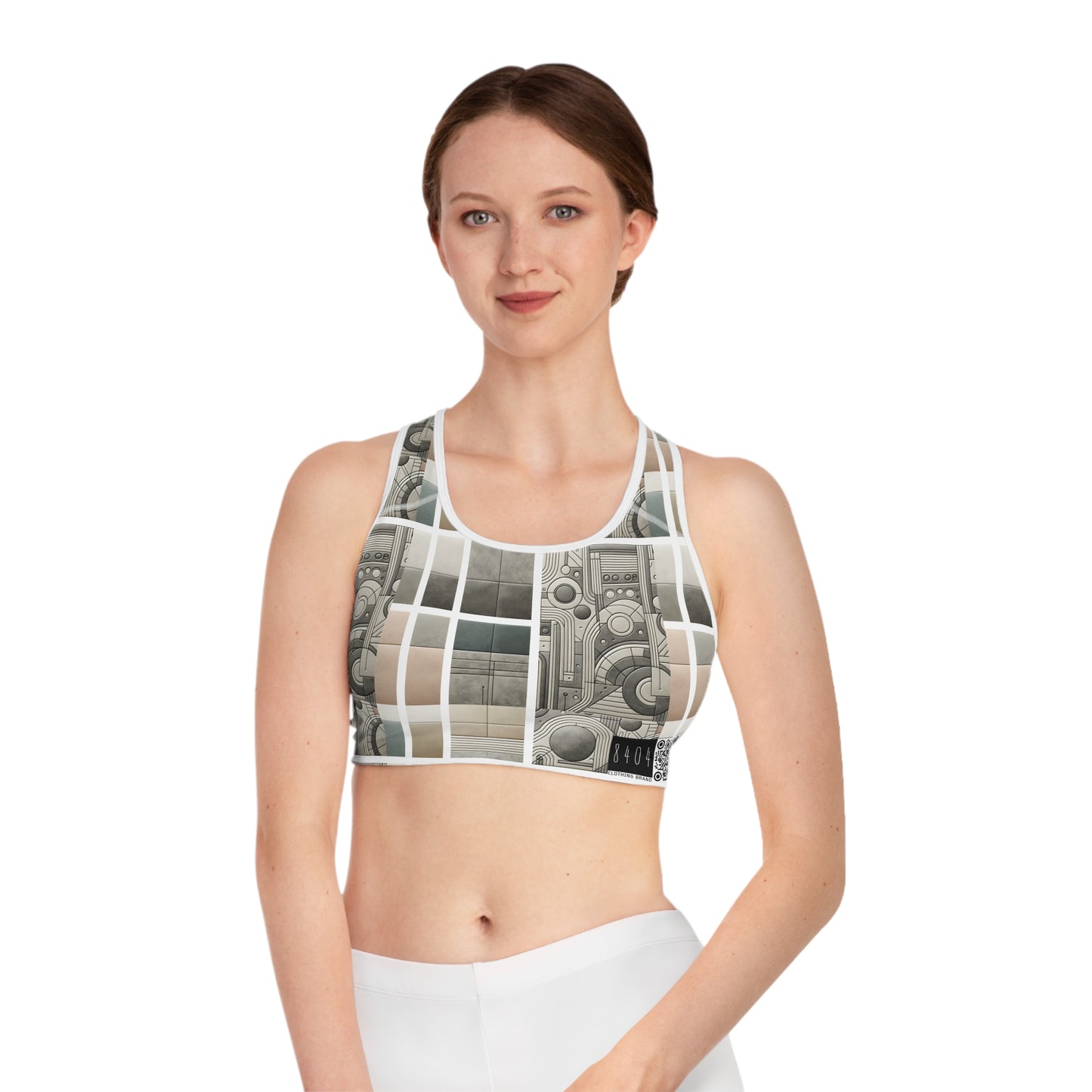 Tech Utility Chic Tech-Forward Minimalist Sports Bra - 8404 Design-59