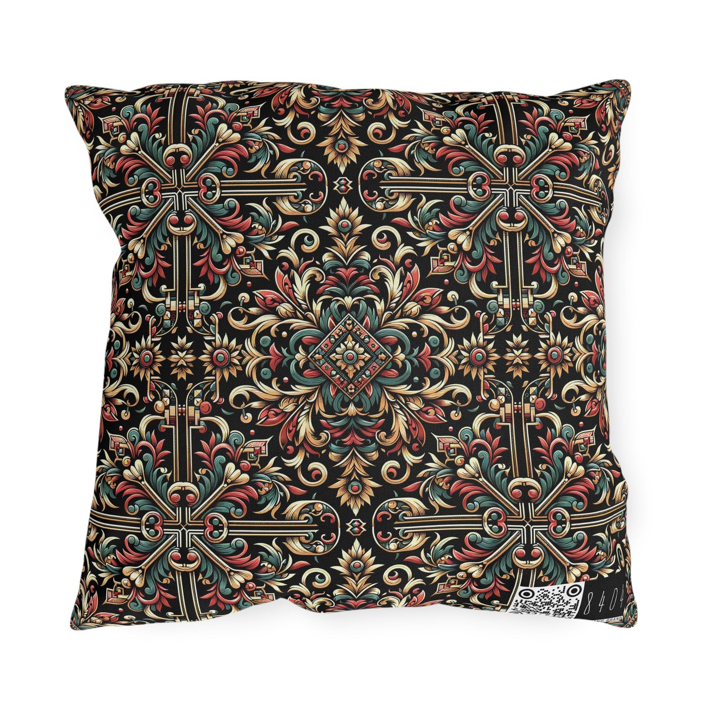 Streetwear Renaissance Artistic Clash of Old and New Outdoor Pillow - 8404 Design-46