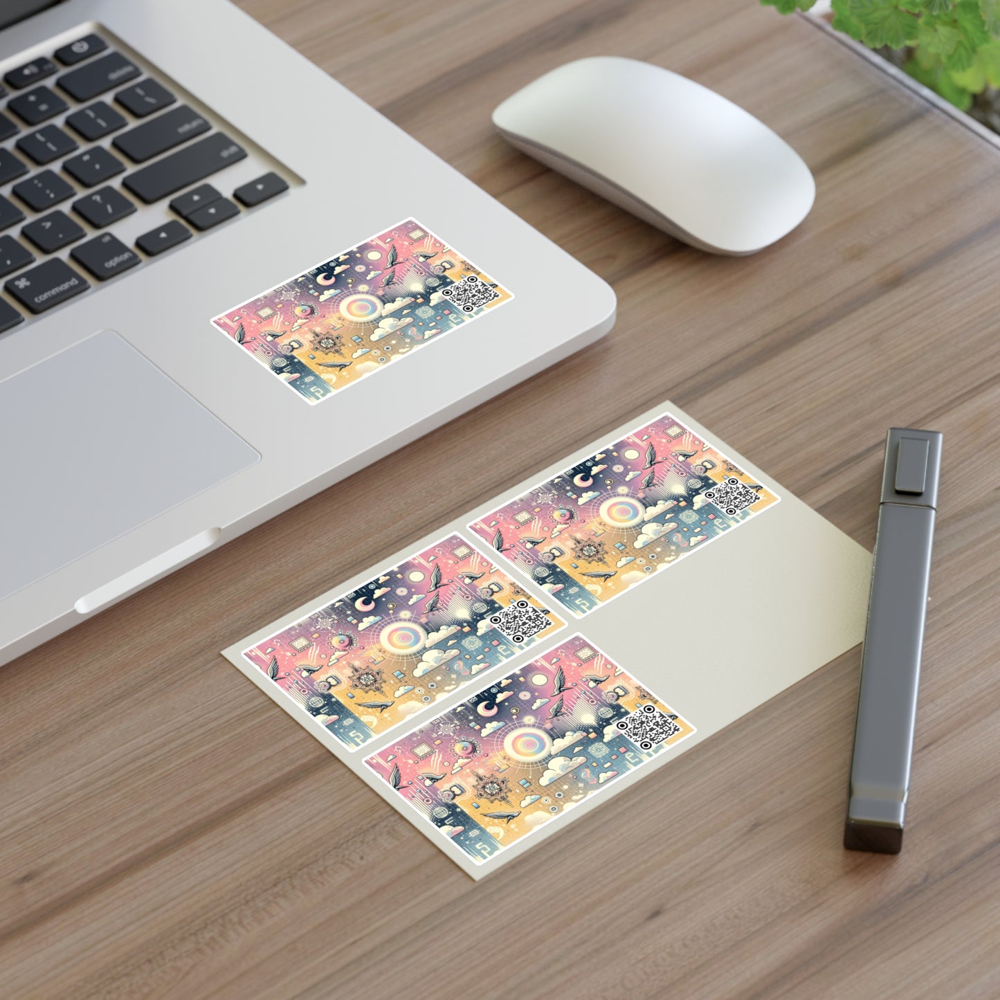Digital Dreamland Whimsical and Nostalgic Streetwear With a Digital Twist Sticker Sheets - 8404 Design-69