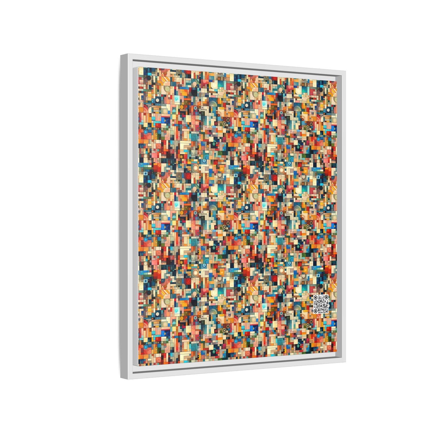 Digital Artistic Expression Artistic Streetwear Matte Canvas, Framed (multi-Color) - 8404 Design-46 B