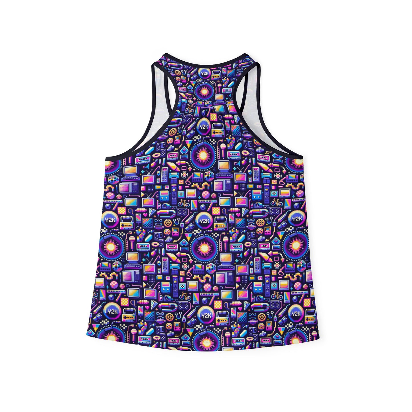 Digital Nostalgia Modern Retro Fusion Women's Tank Top - 8404 Design-64