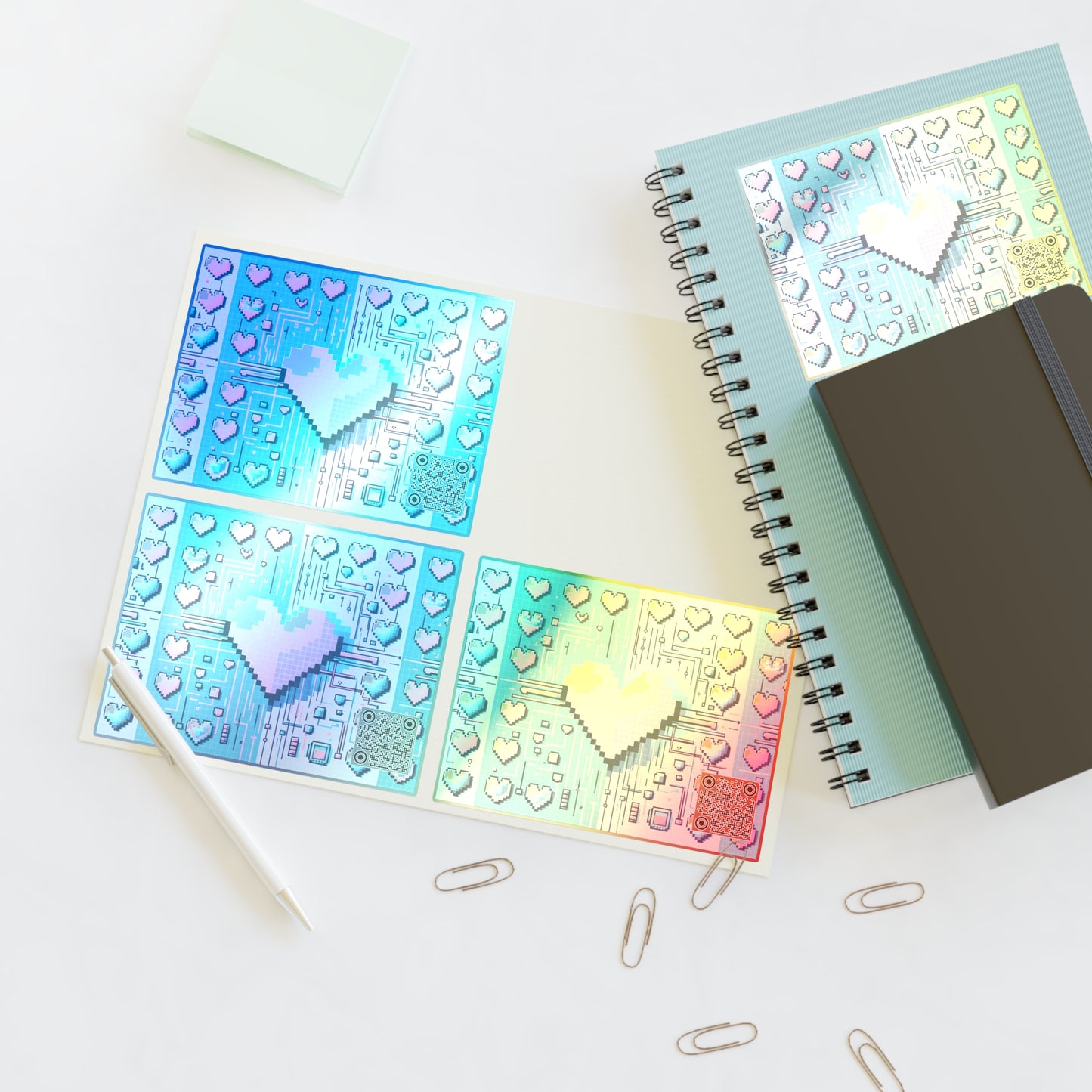 Digital Romance Modern Tech Romance Sticker Sheets - 8404 Design-44