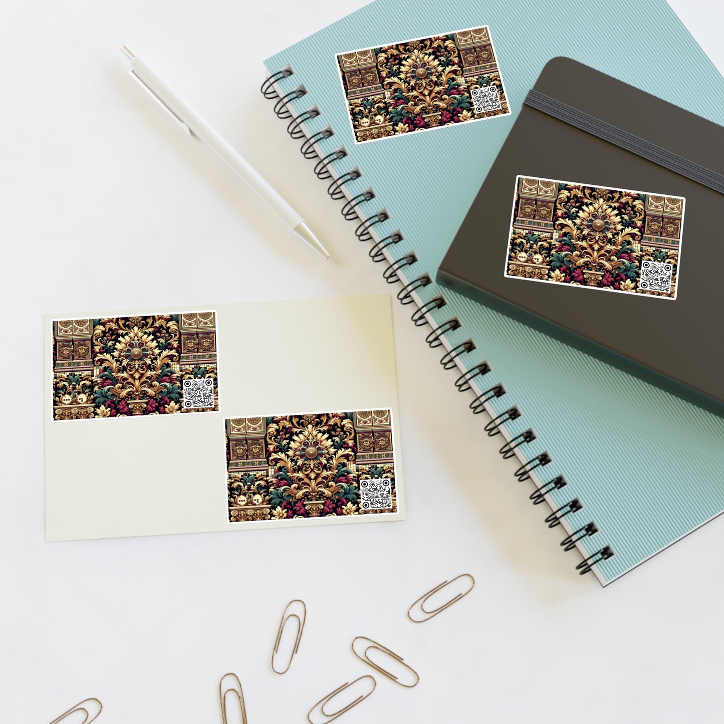 Digital Renaissance Modern Baroque Fusion Sticker Sheets - 8404 Design-57