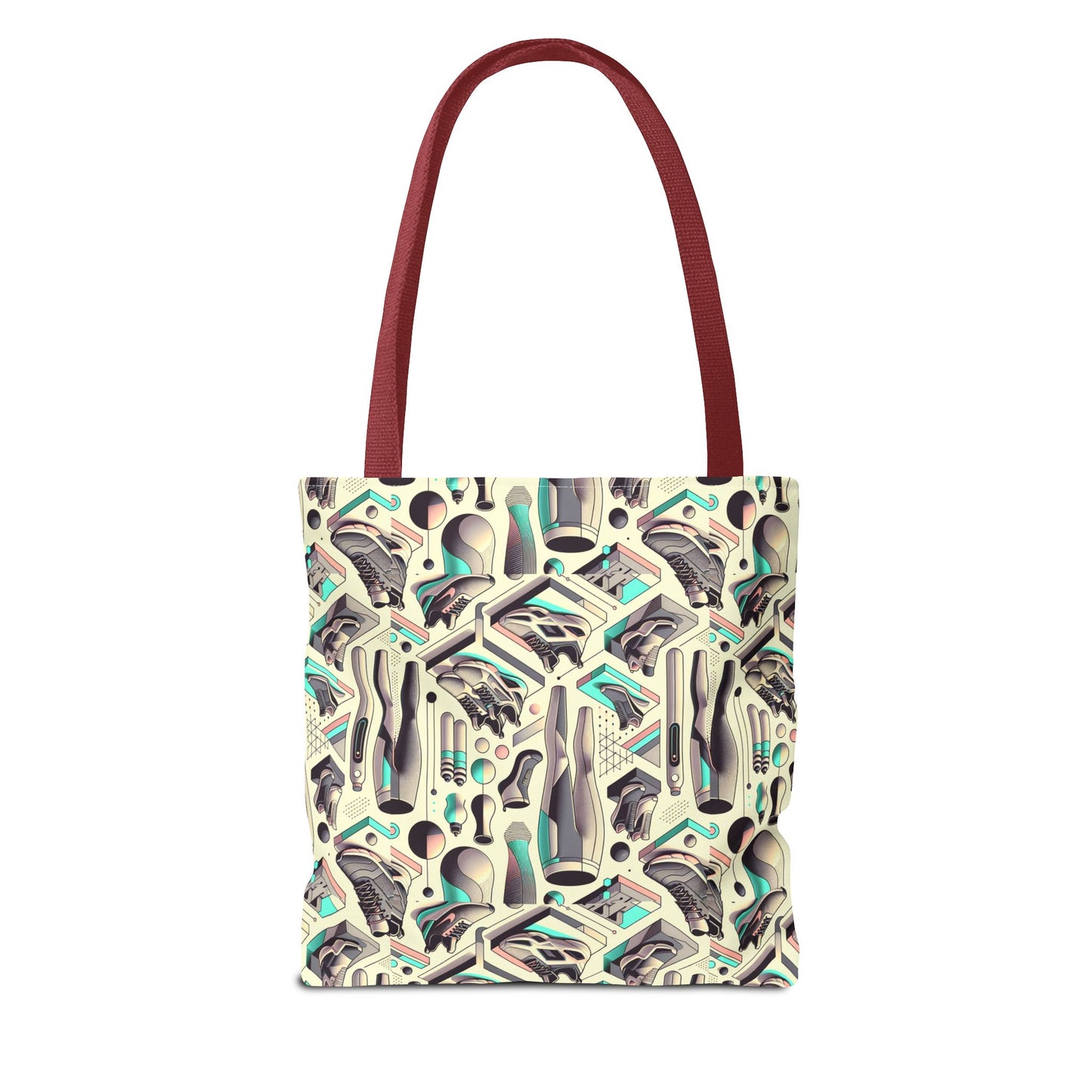 Tech-Infused Athleisure Futuristic Athletic Tech Tote Bag - 8404 Design-44