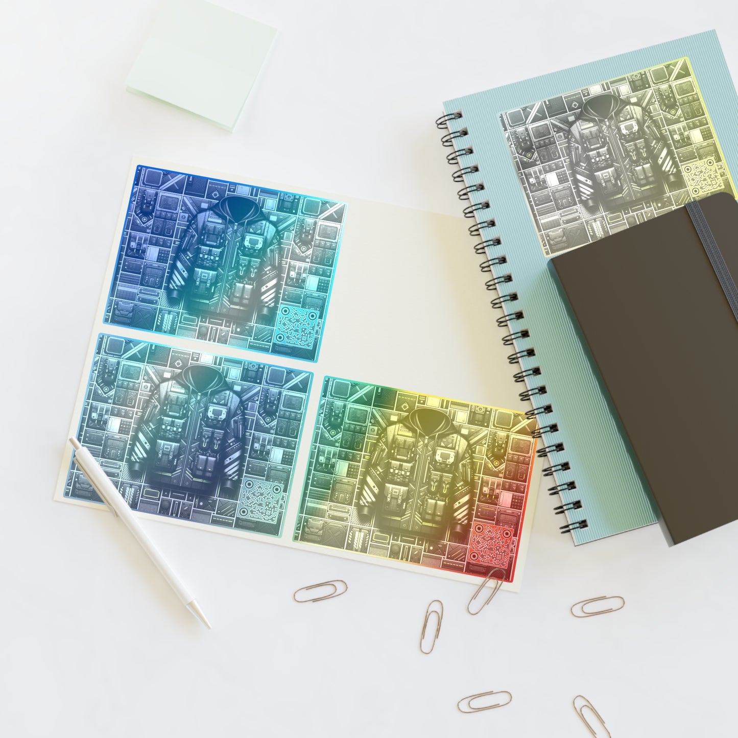 Tech Utility Futuristic Utility Sticker Sheets - 8404 Design-61