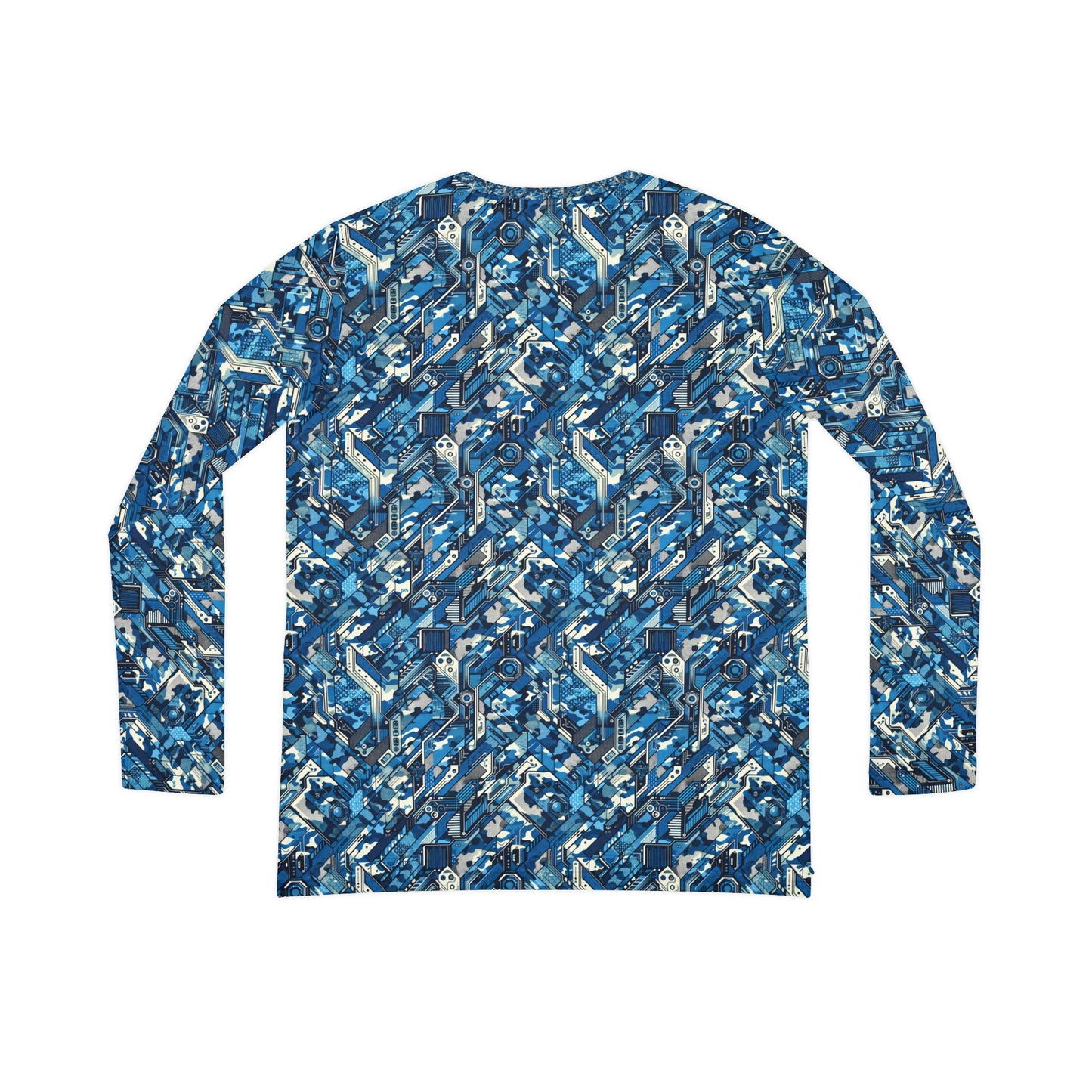 Tech Urban Camo Tech-Forward Streetwear With a Futuristic Military Edge Women's Long Sleeve V-Neck Shirt - 8404 Design-39