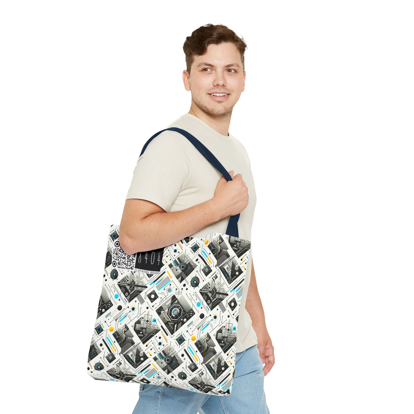 Tech Minimalism Minimalist Tech Tote Bag - 8404 Design-47