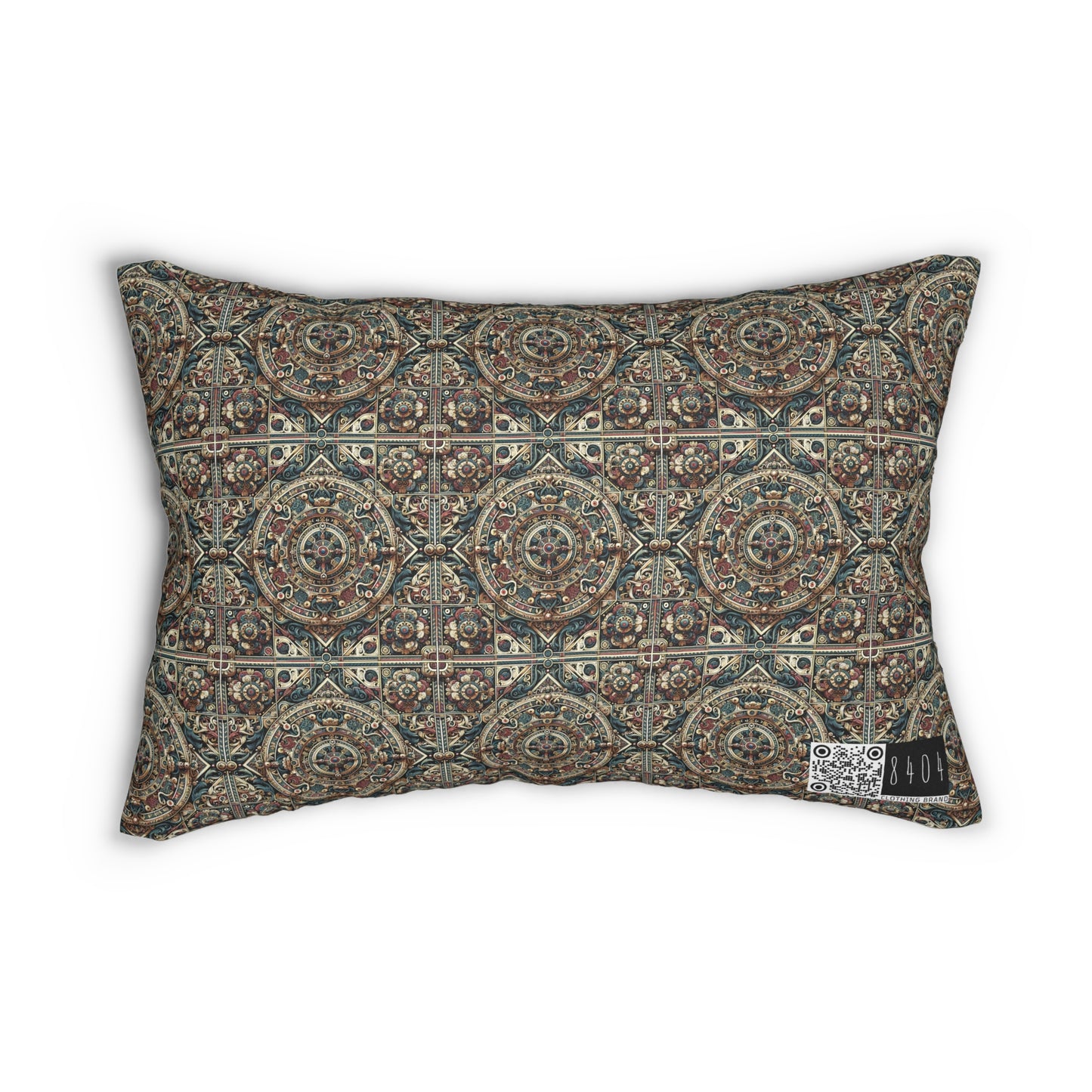 Urban Renaissance Historical Fusion With Street Edge Spun Polyester Lumbar Pillow - 8404 Design-57 S