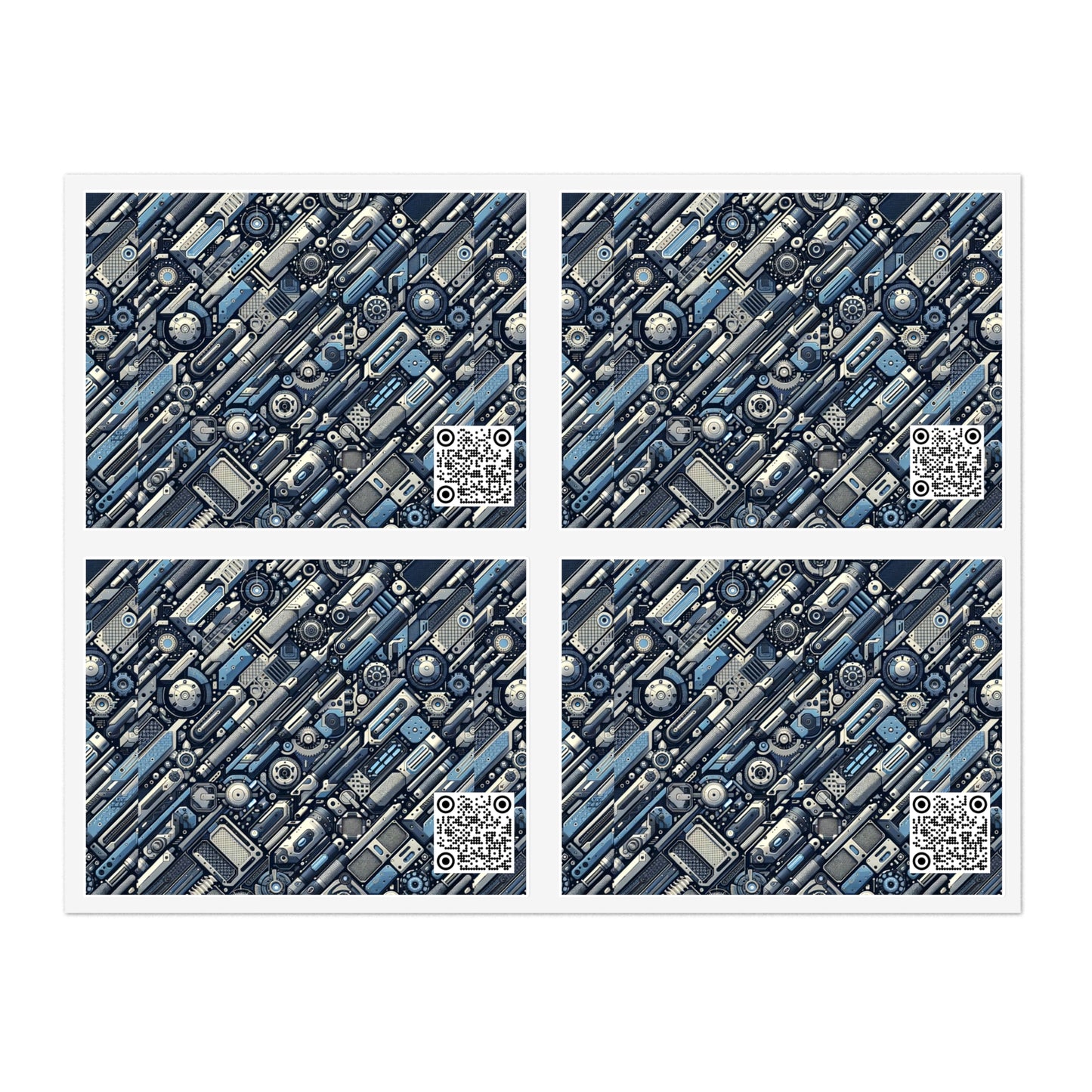 Tech Utility Fusion Tech-Forward Utility With a Futuristic Edge Sticker Sheets - 8404 Design-50