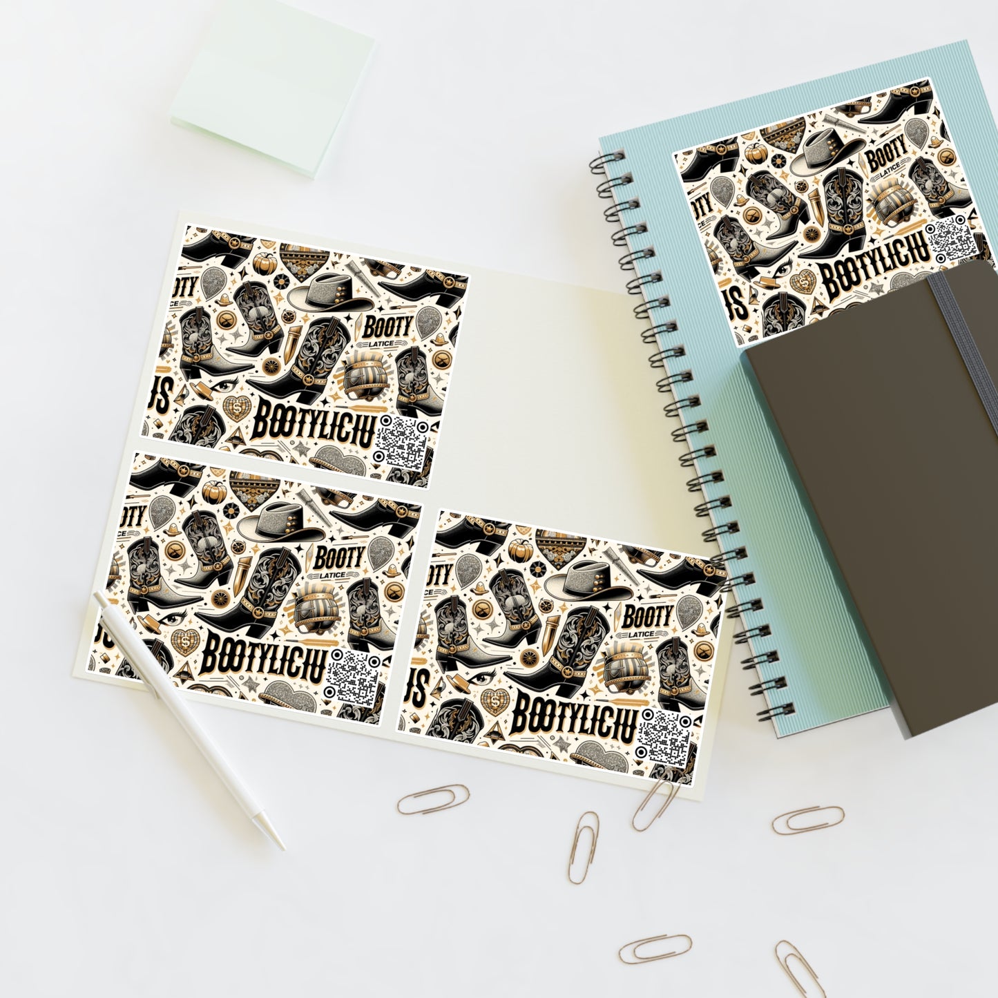 Cowboy Chic Revival Bold Western Glam Sticker Sheets - 8404 Design-60