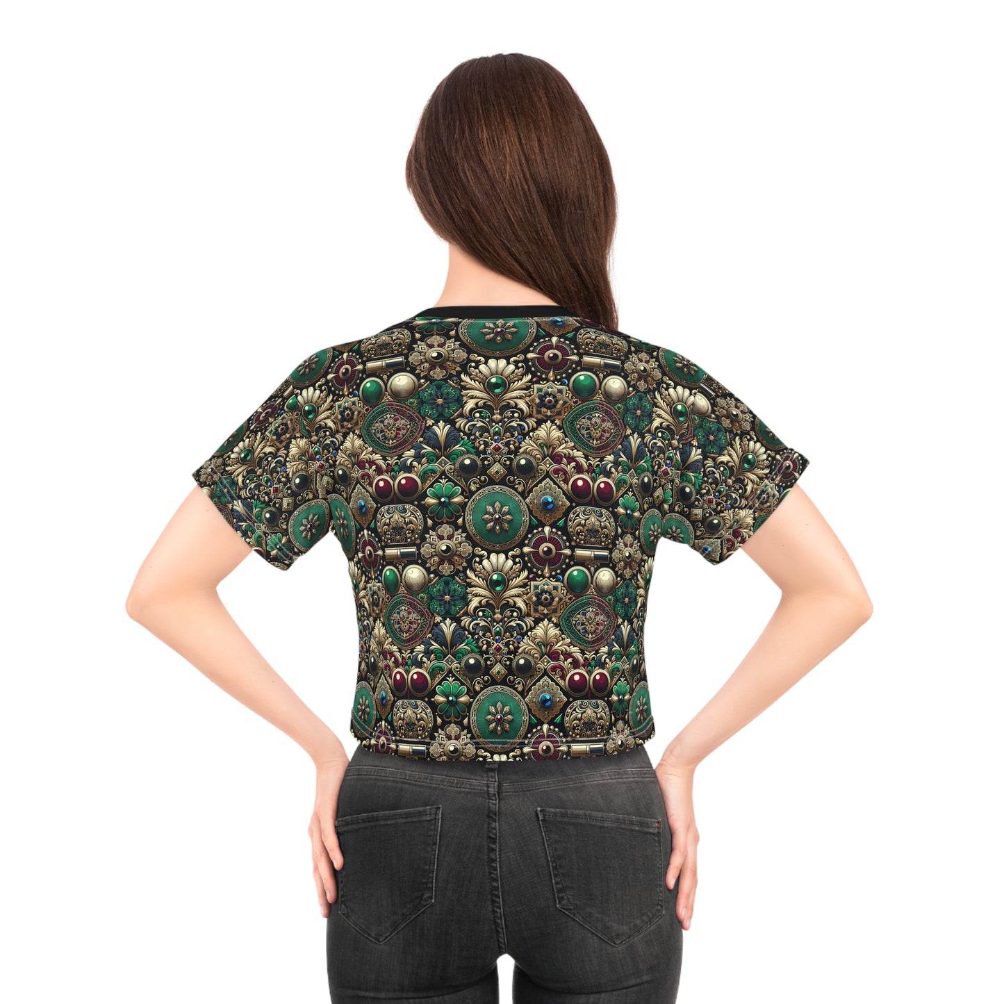 Neo-Dandyism Modern Dandy Streetwear Crop Tee - 8404 Design-54