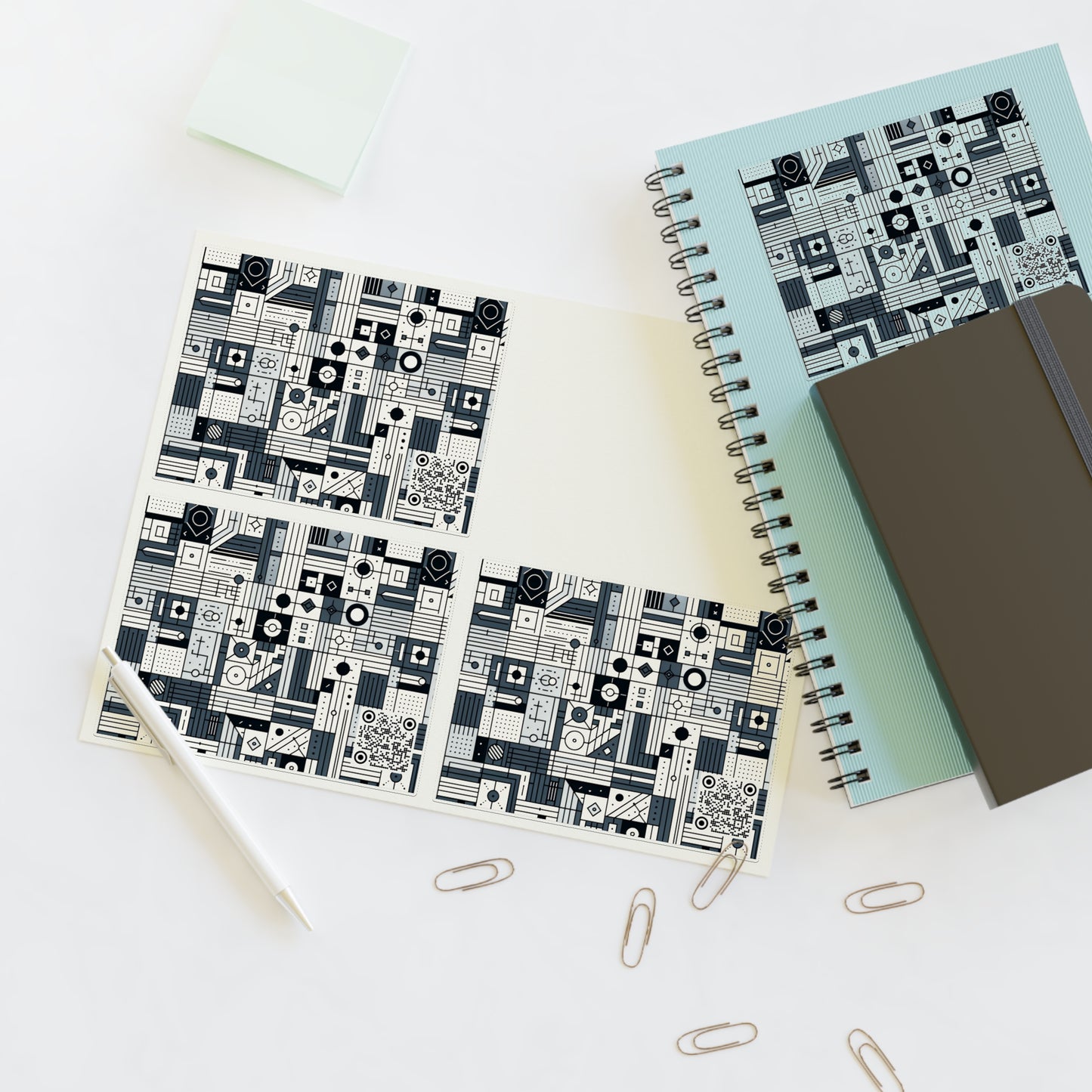 Digital Minimalism Minimalist Tech Sticker Sheets - 8404 Design-49