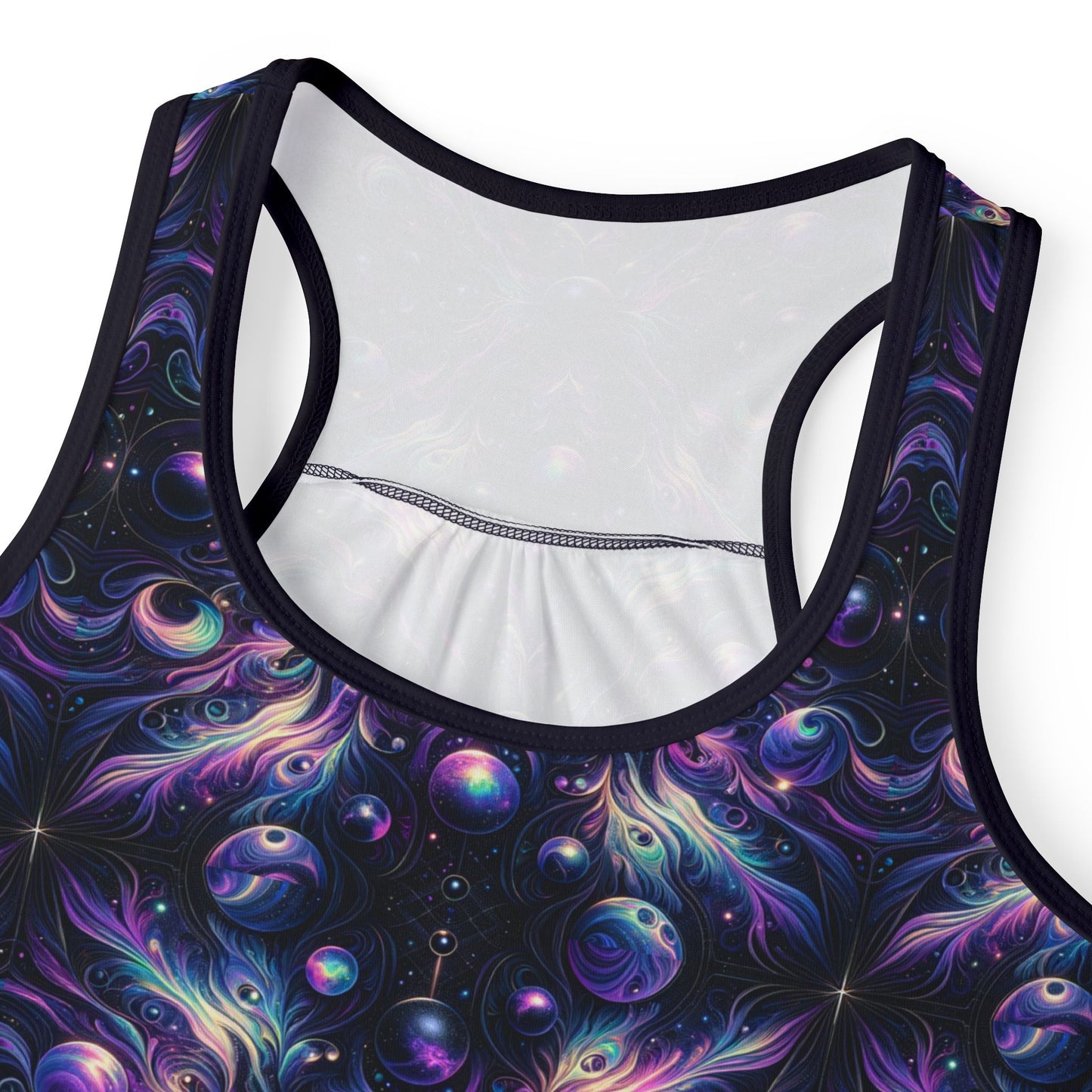 Galactic Hues Tech-Forward Cosmic Fusion Women's Tank Top - 8404 Design-41