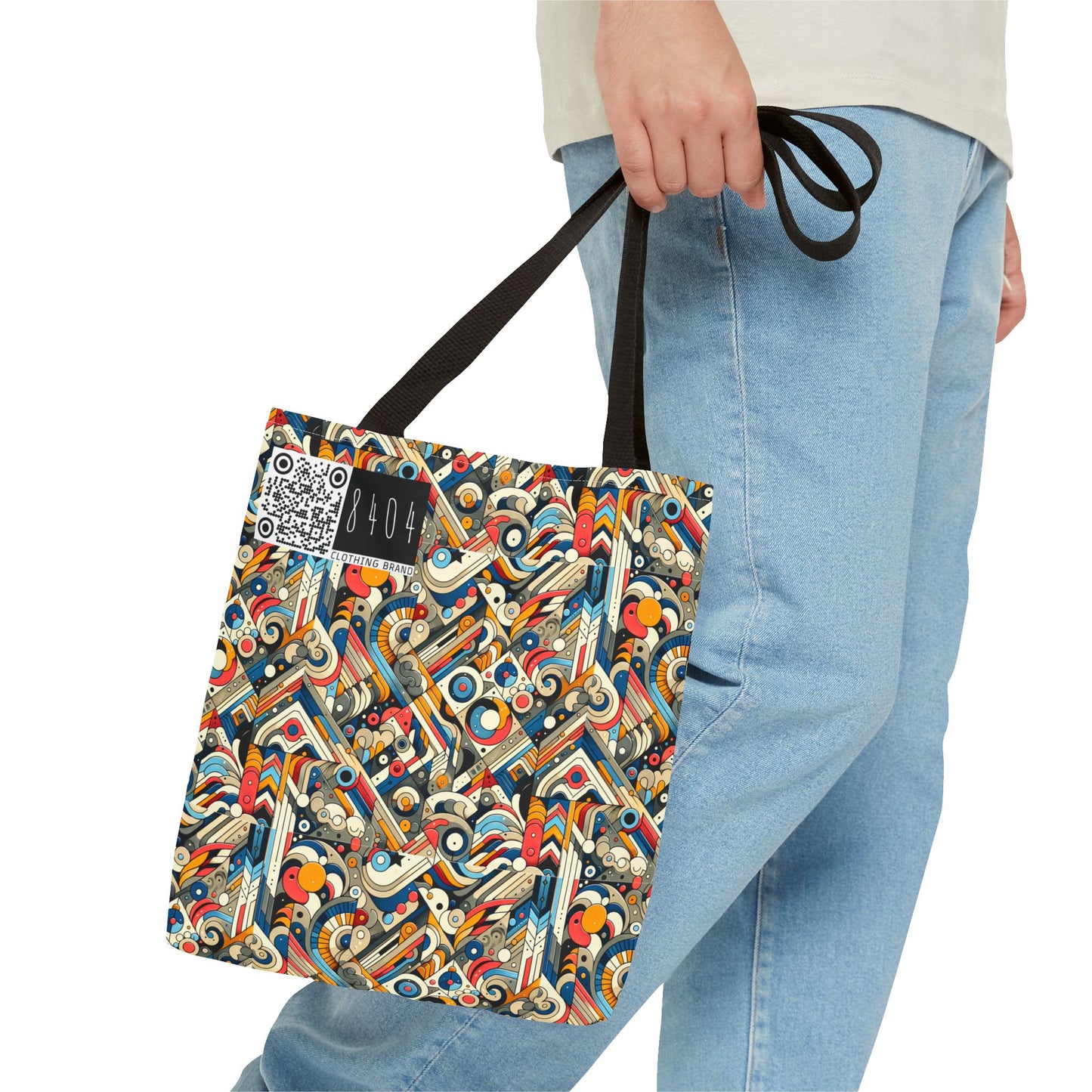 Abstract Graphic Art Modern Artistic Expression Tote Bag - 8404 Design-62
