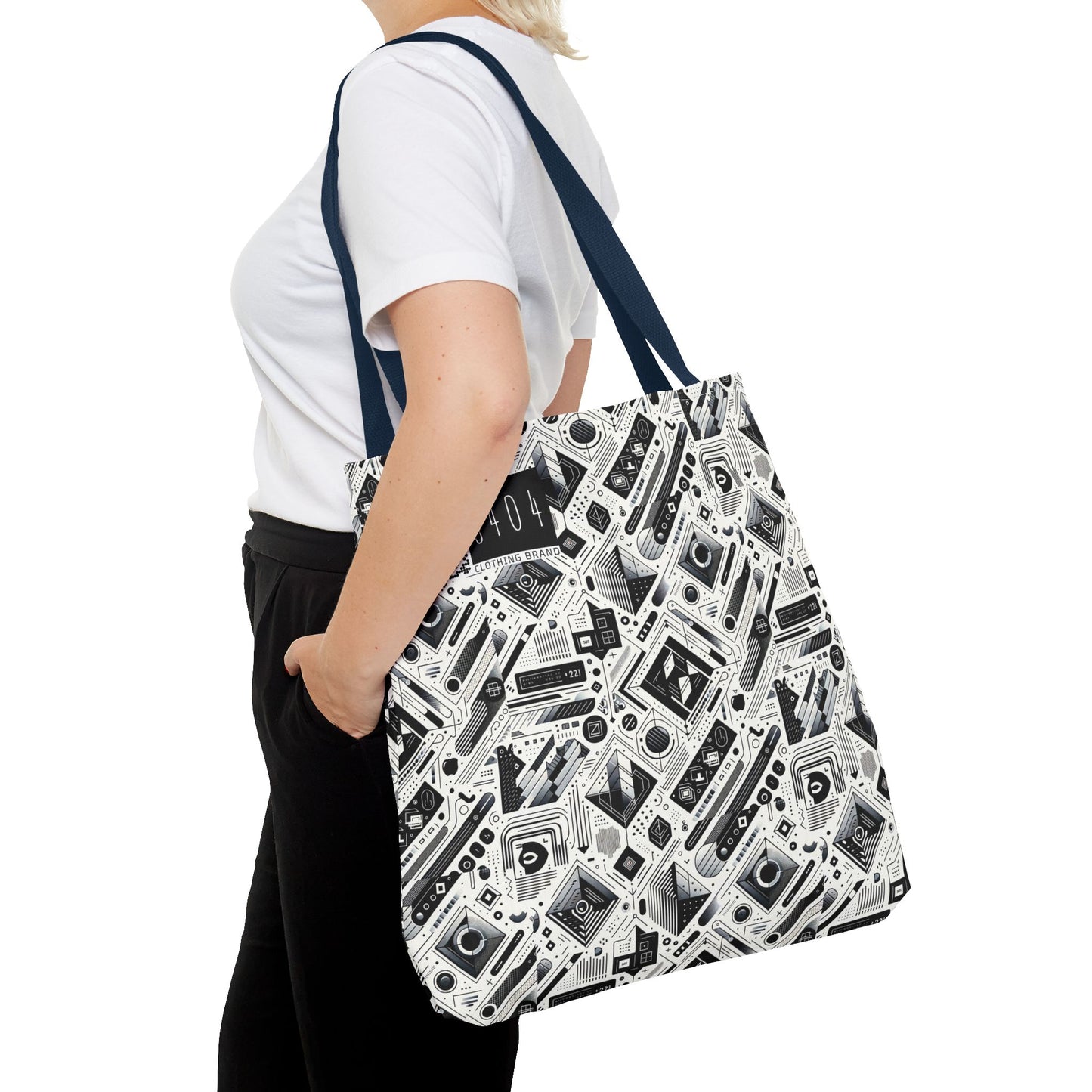 Tech Minimalism Minimalist Tech Tote Bag - 8404 Design-72
