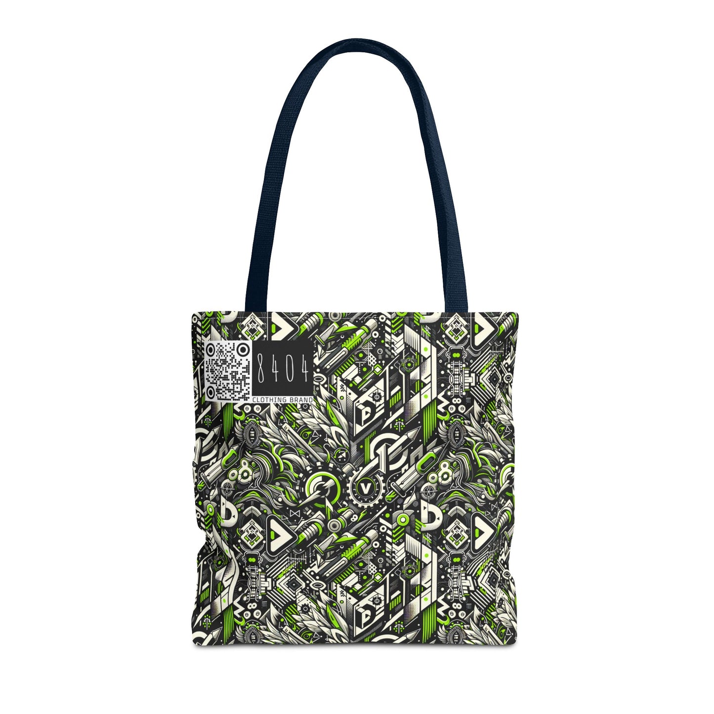 Graffiti Tech Fusion Bold Streetwear Fusion Tote Bag - 8404 Design-59
