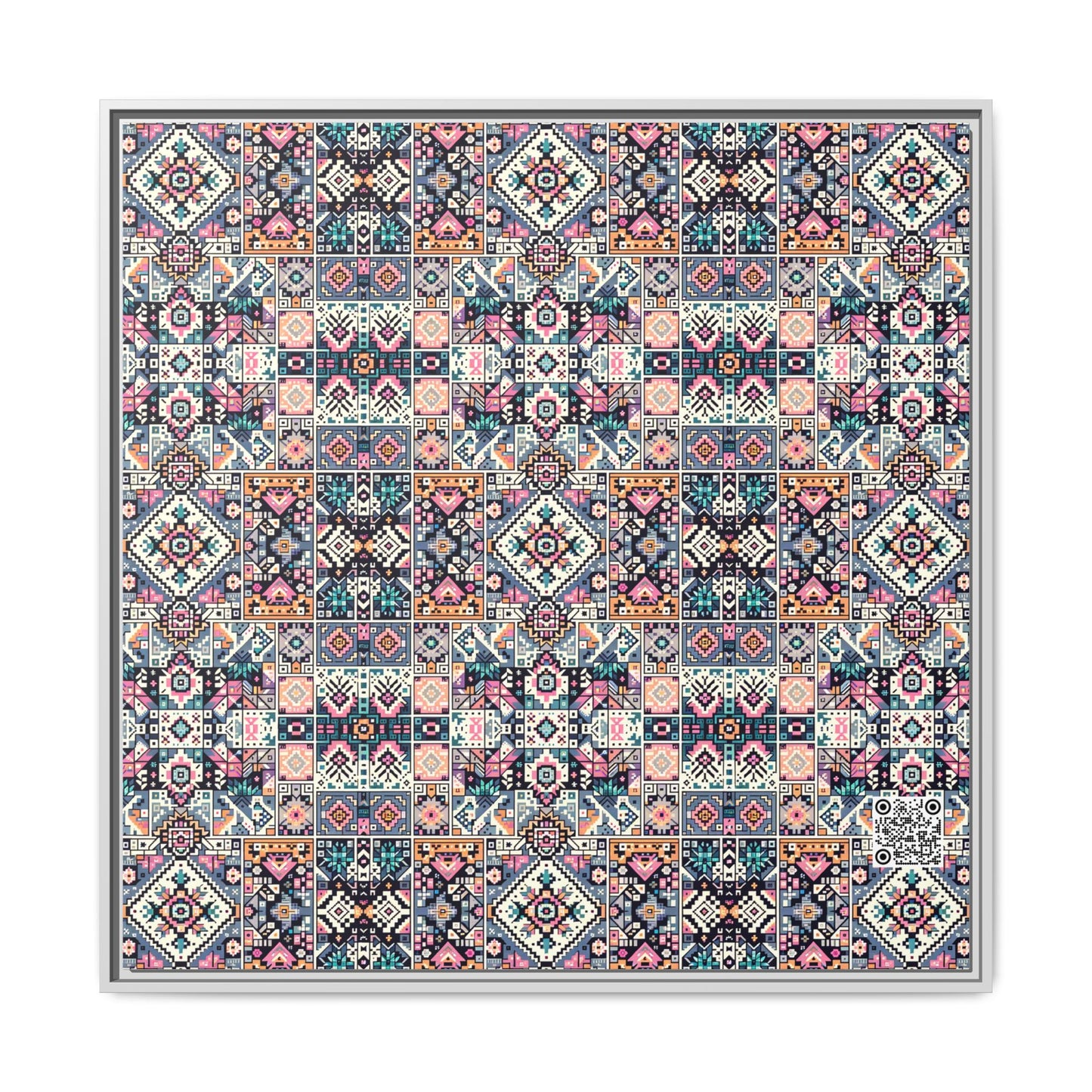 Matte Canvas, Framed (multi-Color) - 8404 Design-01