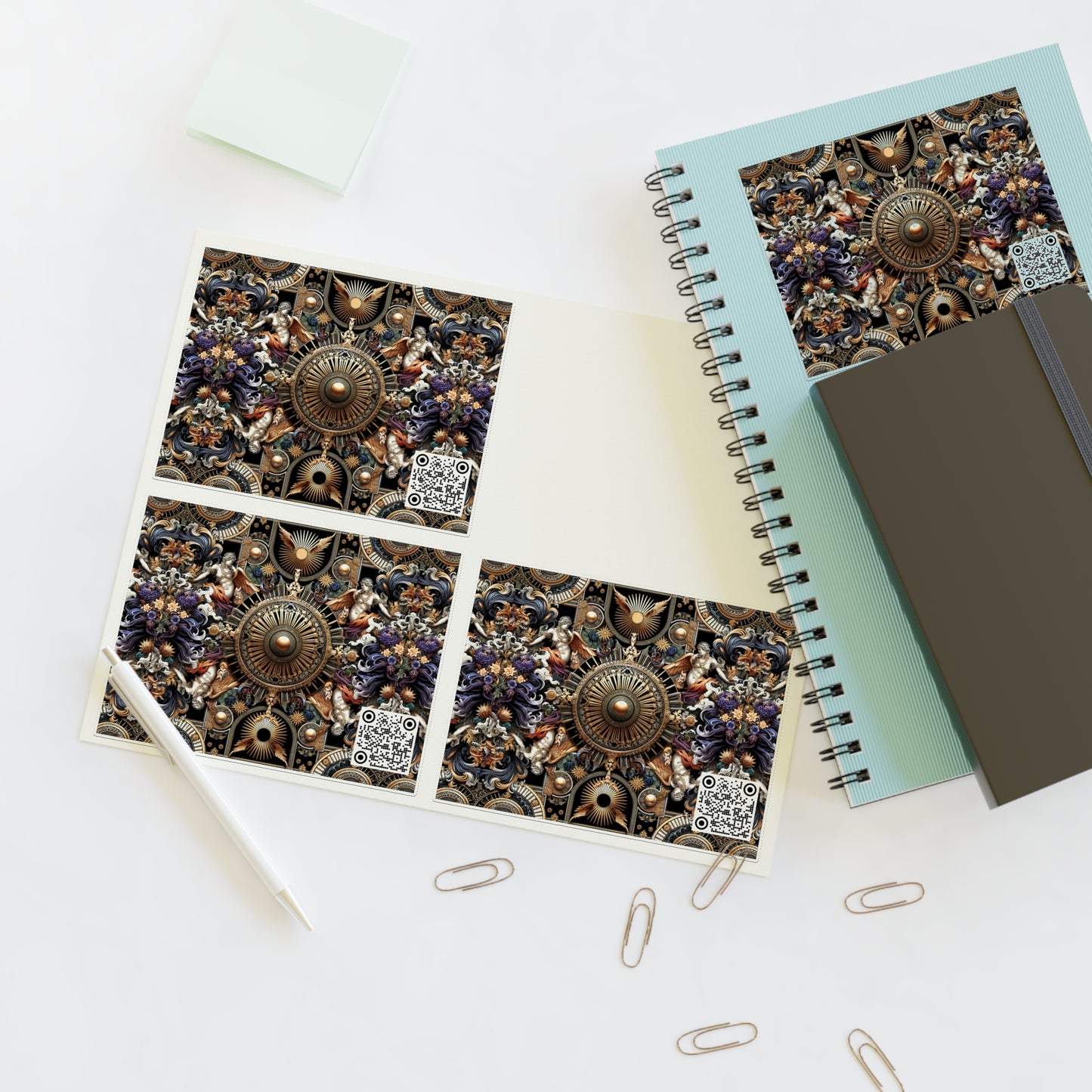 Digital Renaissance Luxurious Streetwear Inspired By Classical Art With a Modern Twist Sticker Sheets - 8404 Design-55