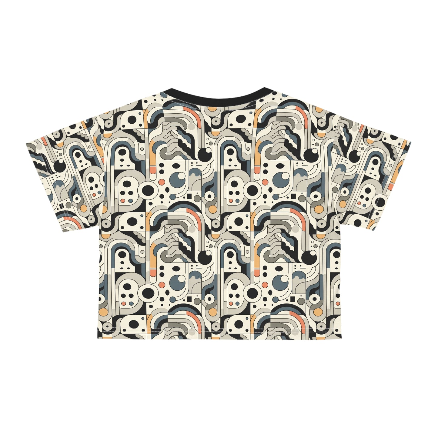 Modern Minimalism Minimalist Tech Crop Tee - 8404 Design-60