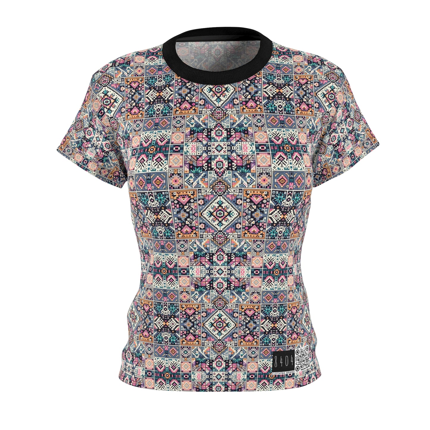 Digital Artisanal Fusion Digital Artisanal Women's Cut & Sew Tee - 8404 Design-65