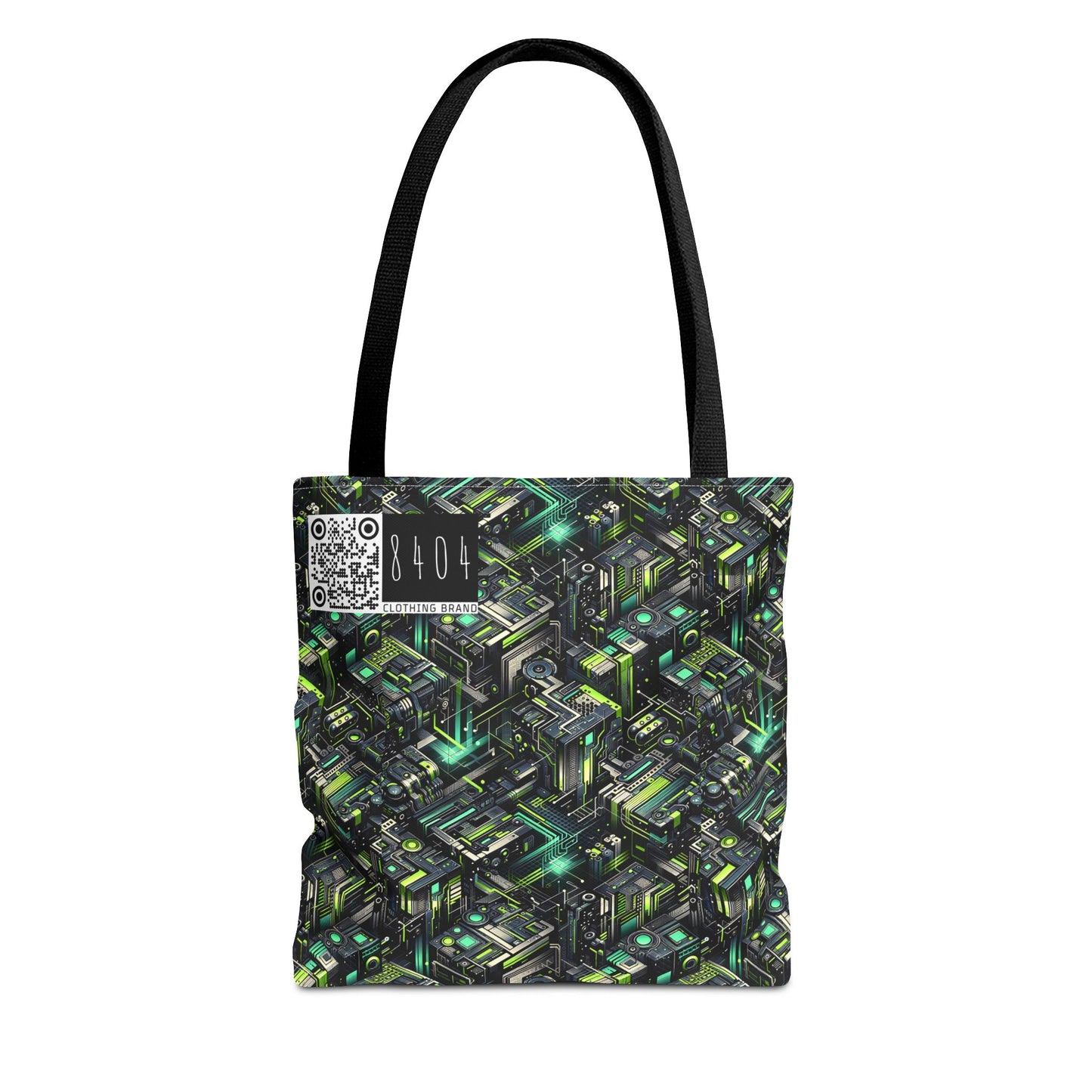 Tech-Infused Graphics Tech-Forward Streetwear Tote Bag - 8404 Design-47