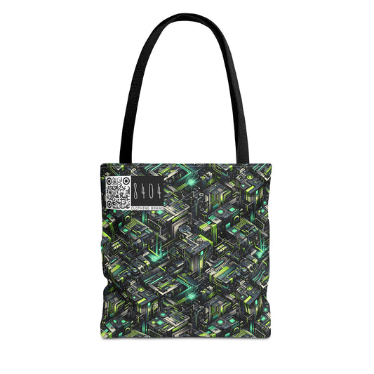 Tech-Infused Graphics Tech-Forward Streetwear Tote Bag - 8404 Design-47
