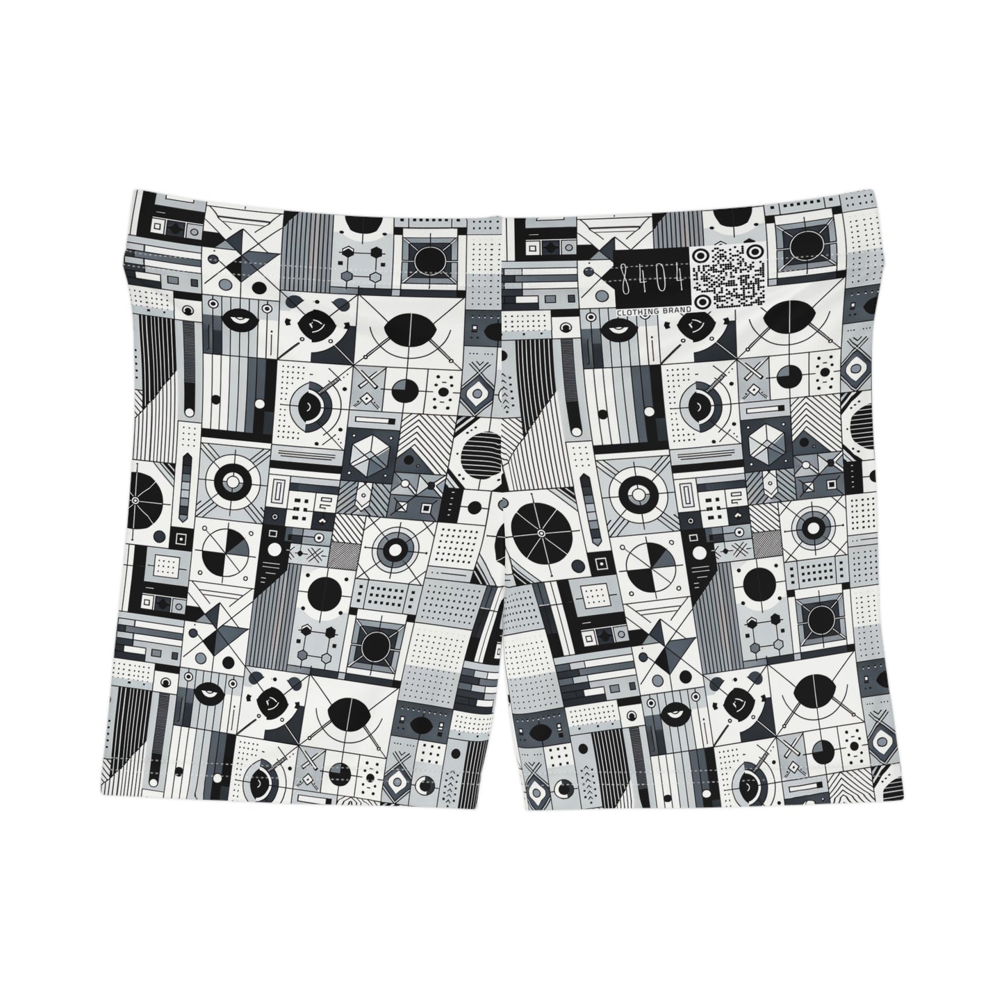 Digital Minimalism Minimalist Tech Women's Shorts - 8404 Design-65