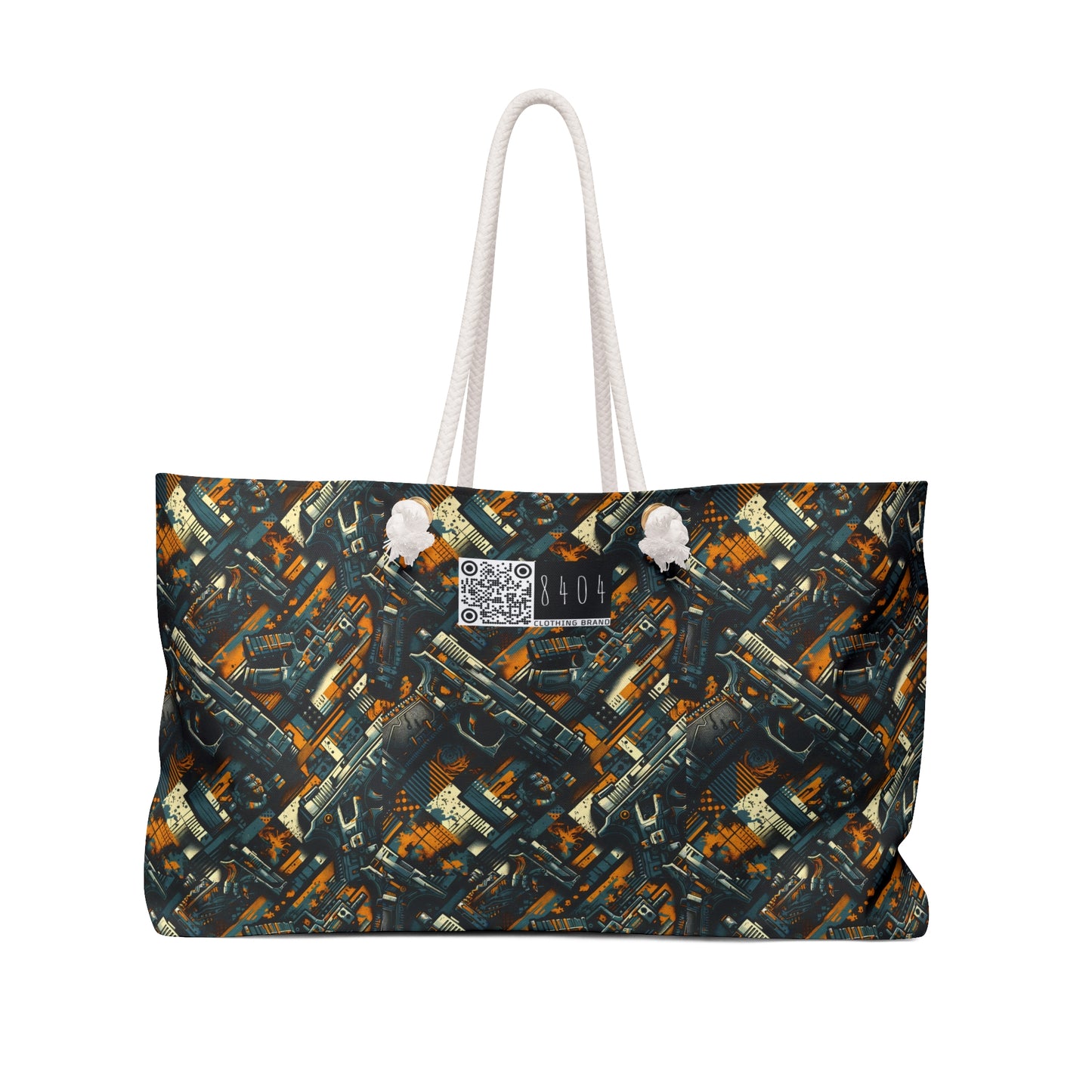 Digital Punk Futuristic Grunge Weekender Bag - 8404 Design-47