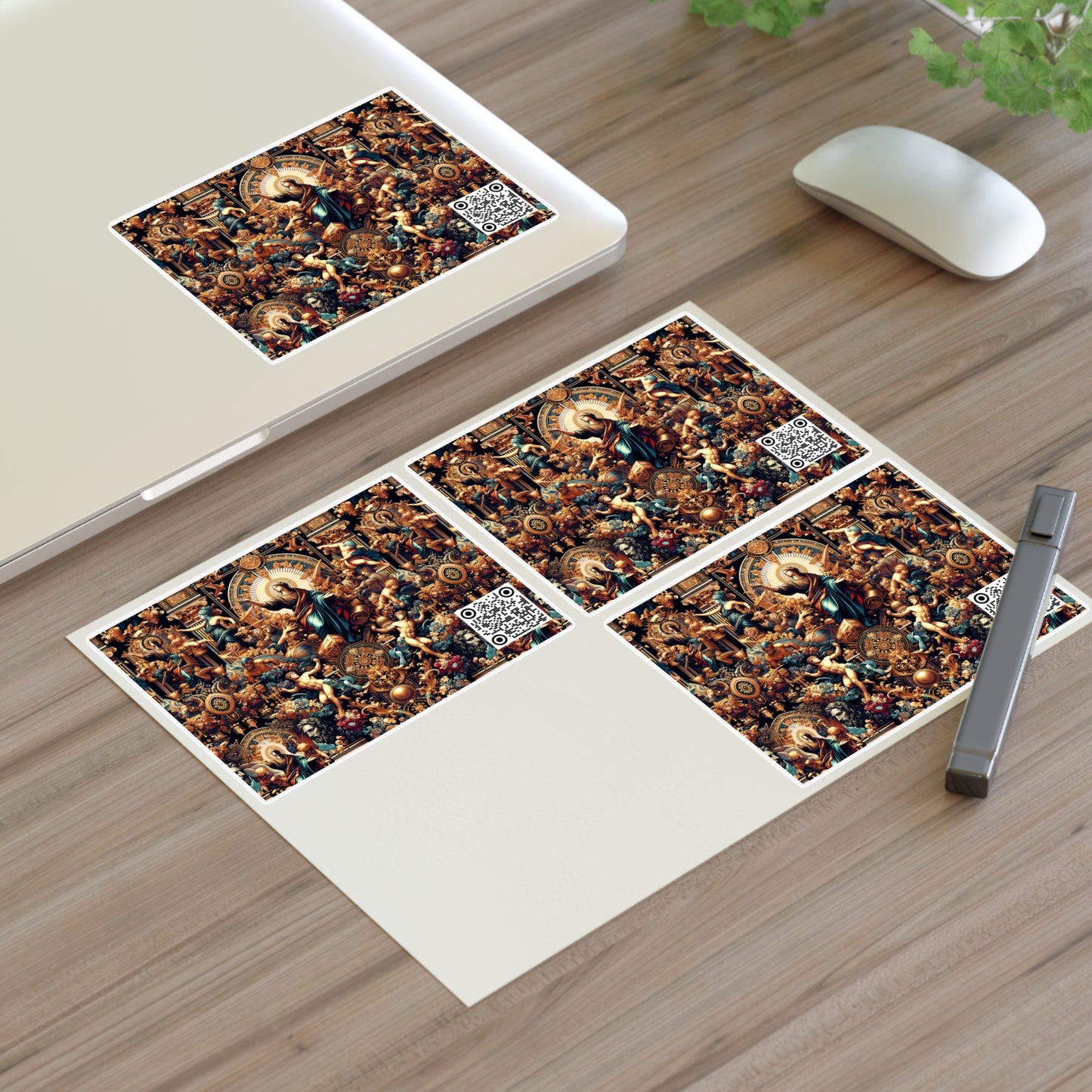 Digital Renaissance Luxurious Streetwear Inspired By Classical Art With a Modern Twist Sticker Sheets - 8404 Design-64