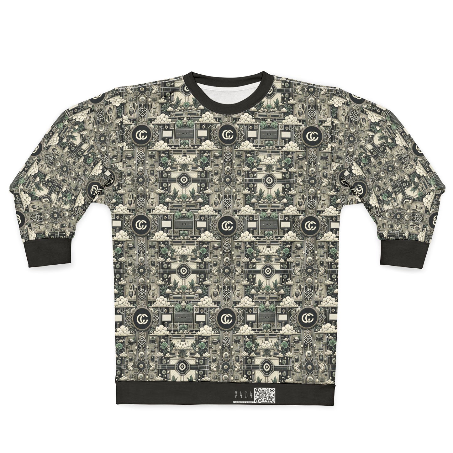 Cyber Garden Party Tech Garden Extravaganza Sweatshirt - 8404 Design-54