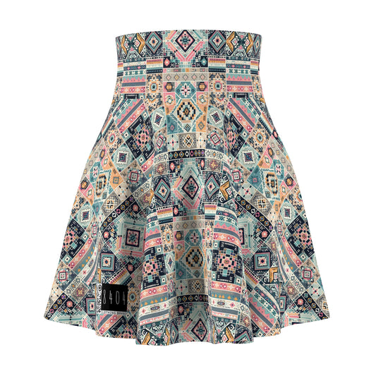 Digital Artisanal Fusion Digital Artisanal Women's Skater Skirt - 8404 Design-55
