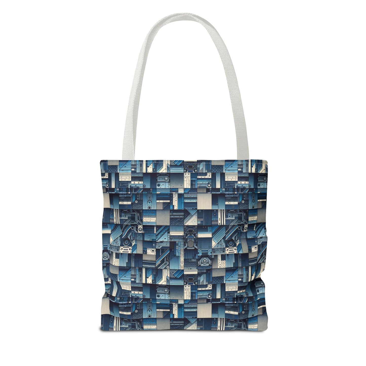 Tech-Inspired Utility Tech-Forward Streetwear With Utilitarian Edge Tote Bag - 8404 Design-44