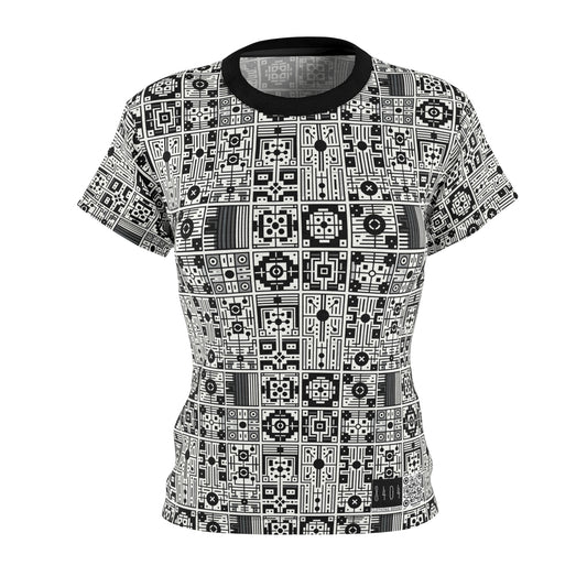 Digital Minimalism Minimalist Tech Women's Cut & Sew Tee - 8404 Design-55