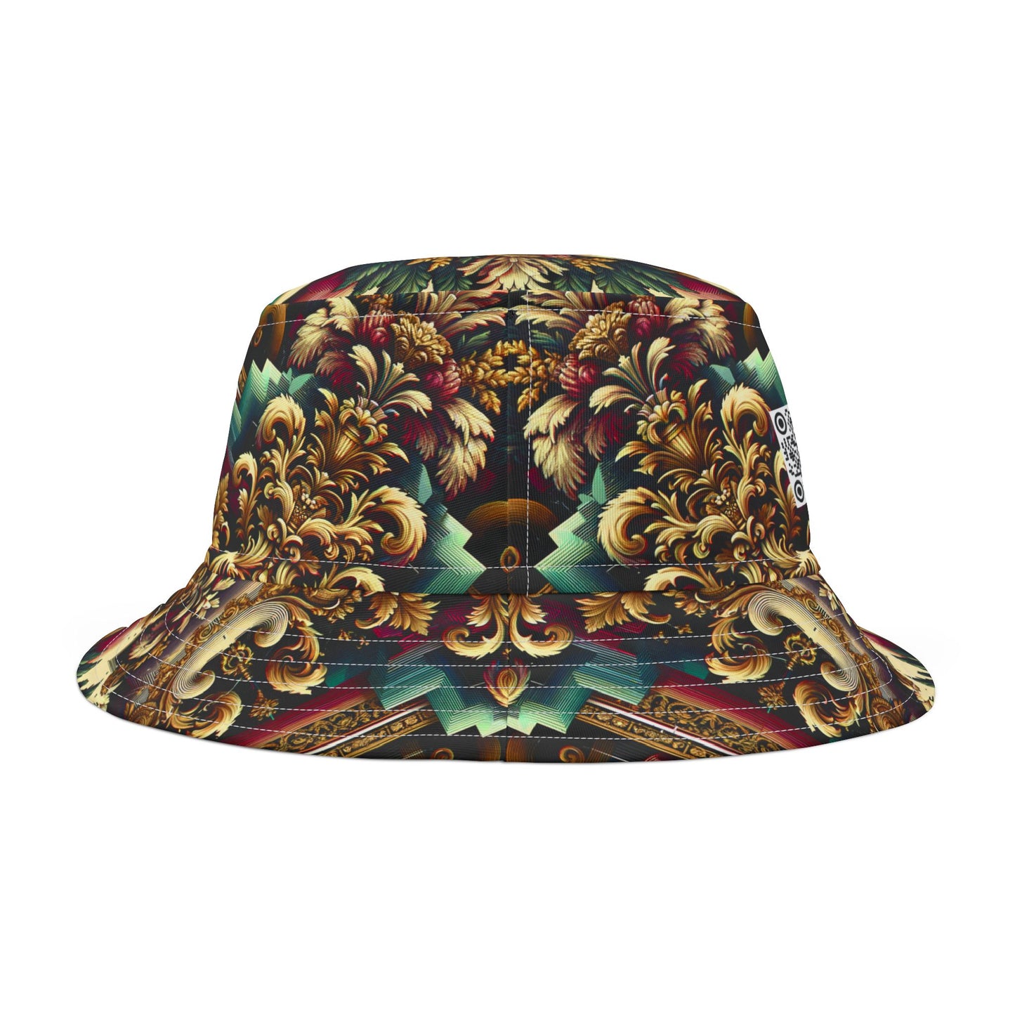 Digital Renaissance Modern Baroque Fusion Bucket Hat - 8404 Design-60