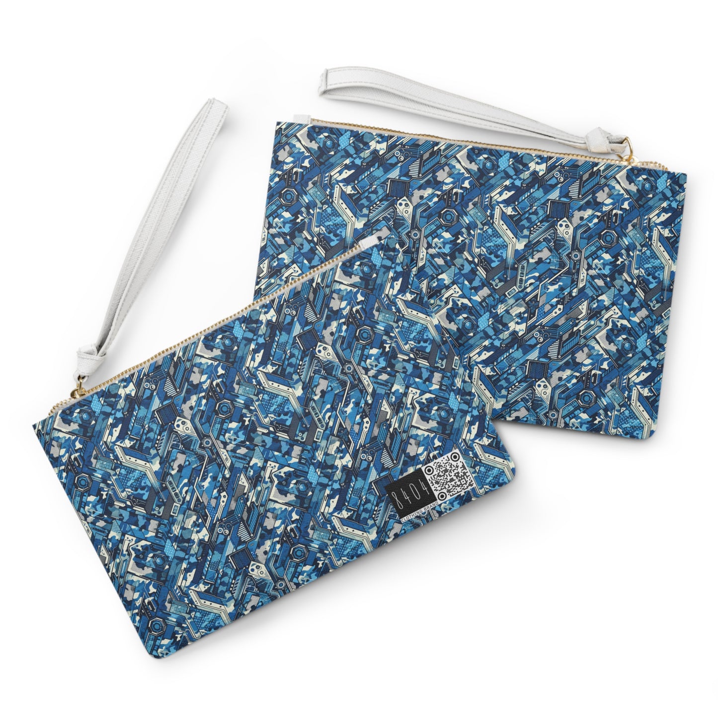 Tech Urban Camo Tech-Forward Streetwear With a Futuristic Military Edge Clutch Bag - 8404 Design-39