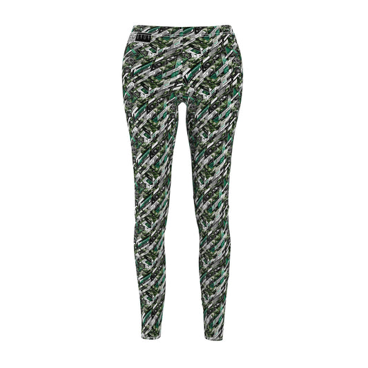 Tech Camo Fusion Tech-Forward Streetwear With a Futuristic Edge Women's Cut & Sew Casual Leggings - 8404 Design-63