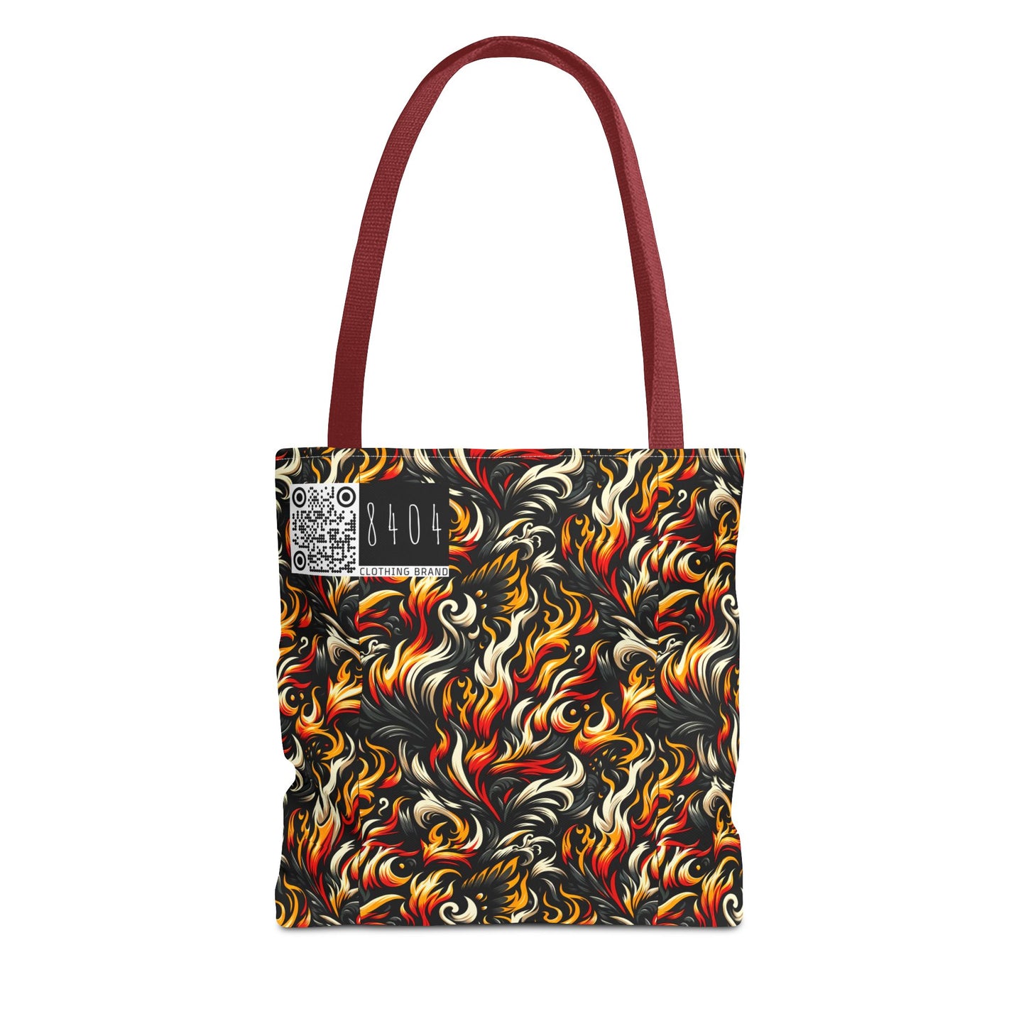 Fire & Flames Bold Streetwear Statement Tote Bag - 8404 Design-55