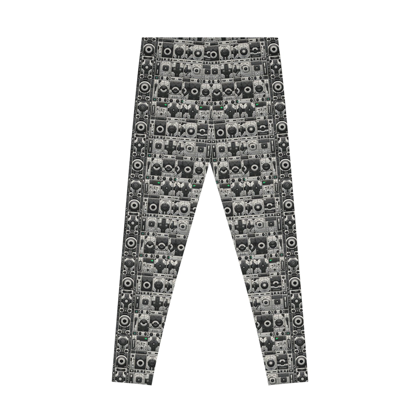 Tech Utility Aesthetics Tech-Forward Minimalism Stretch Leggings - 8404 Design-60