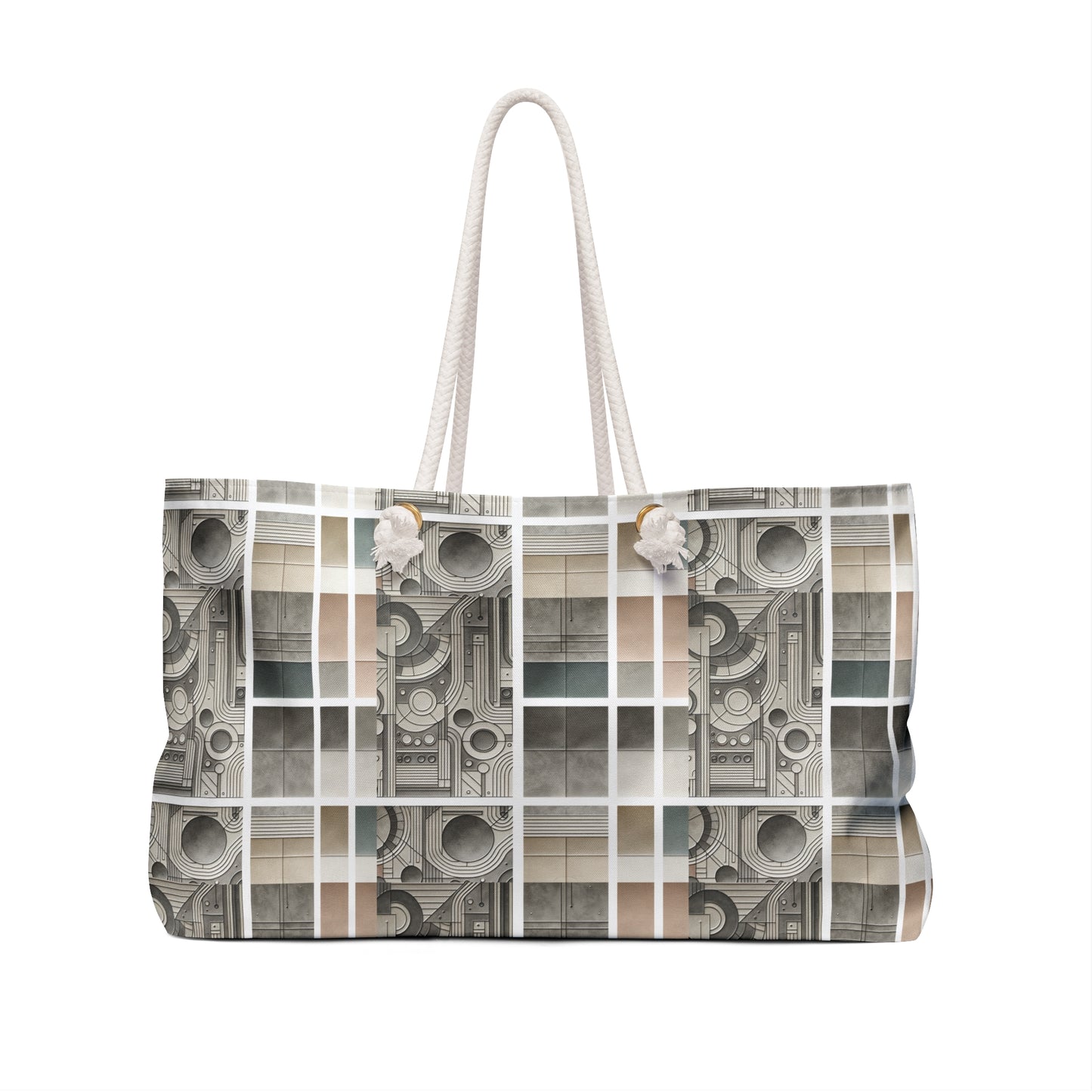 Tech Utility Chic Tech-Forward Minimalist Weekender Bag - 8404 Design-59