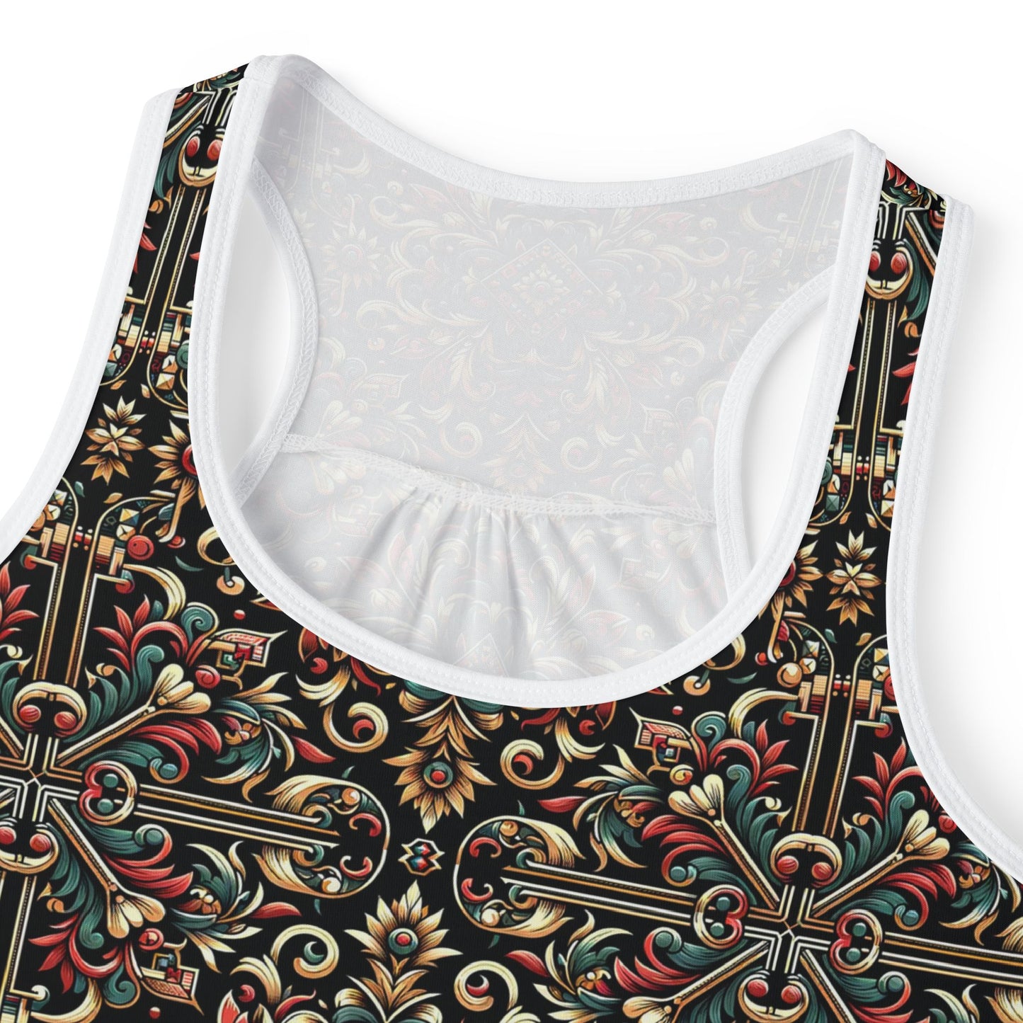 Streetwear Renaissance Artistic Clash of Old and New Women's Tank Top - 8404 Design-46