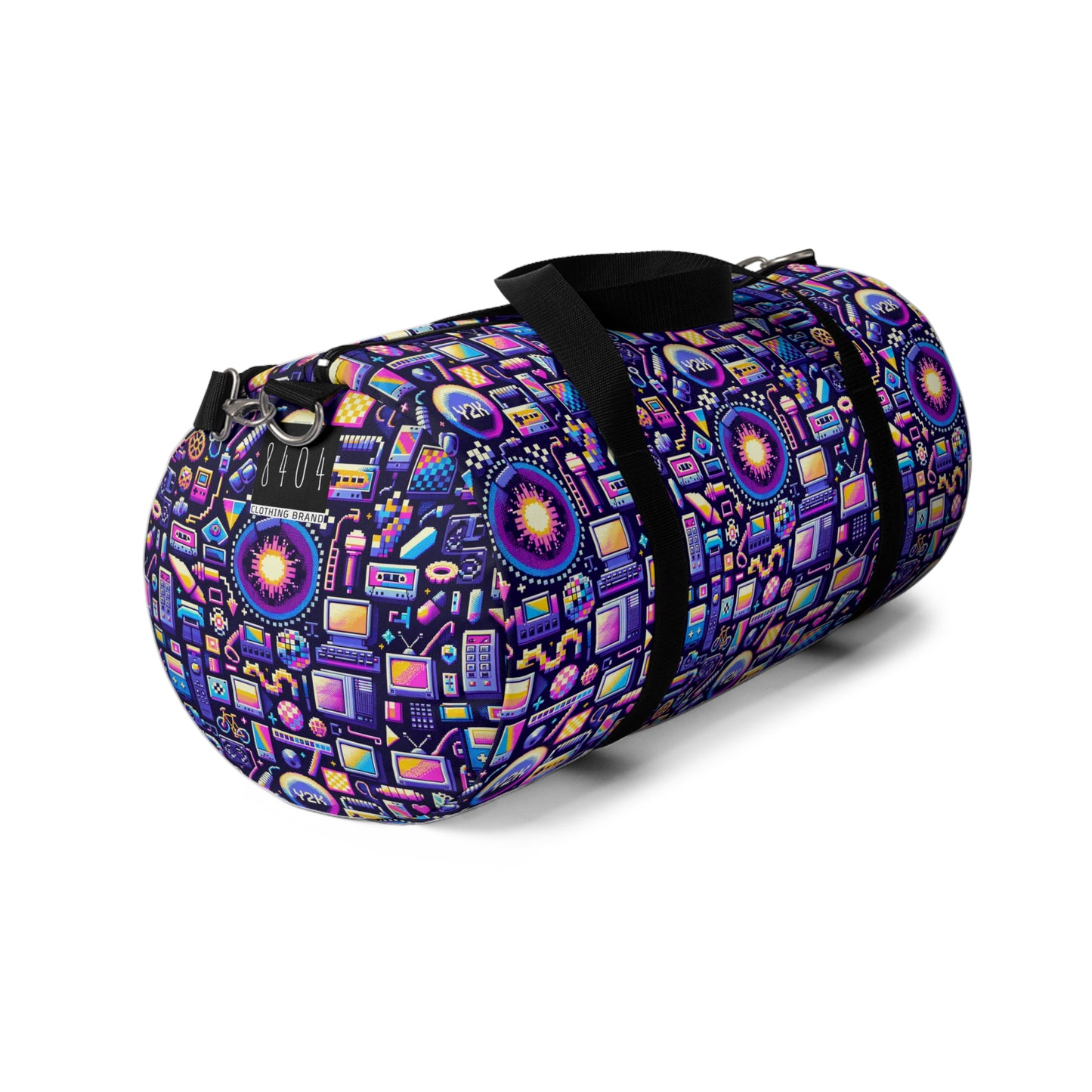 Digital Nostalgia Modern Retro Fusion Duffel Bag - 8404 Design-64