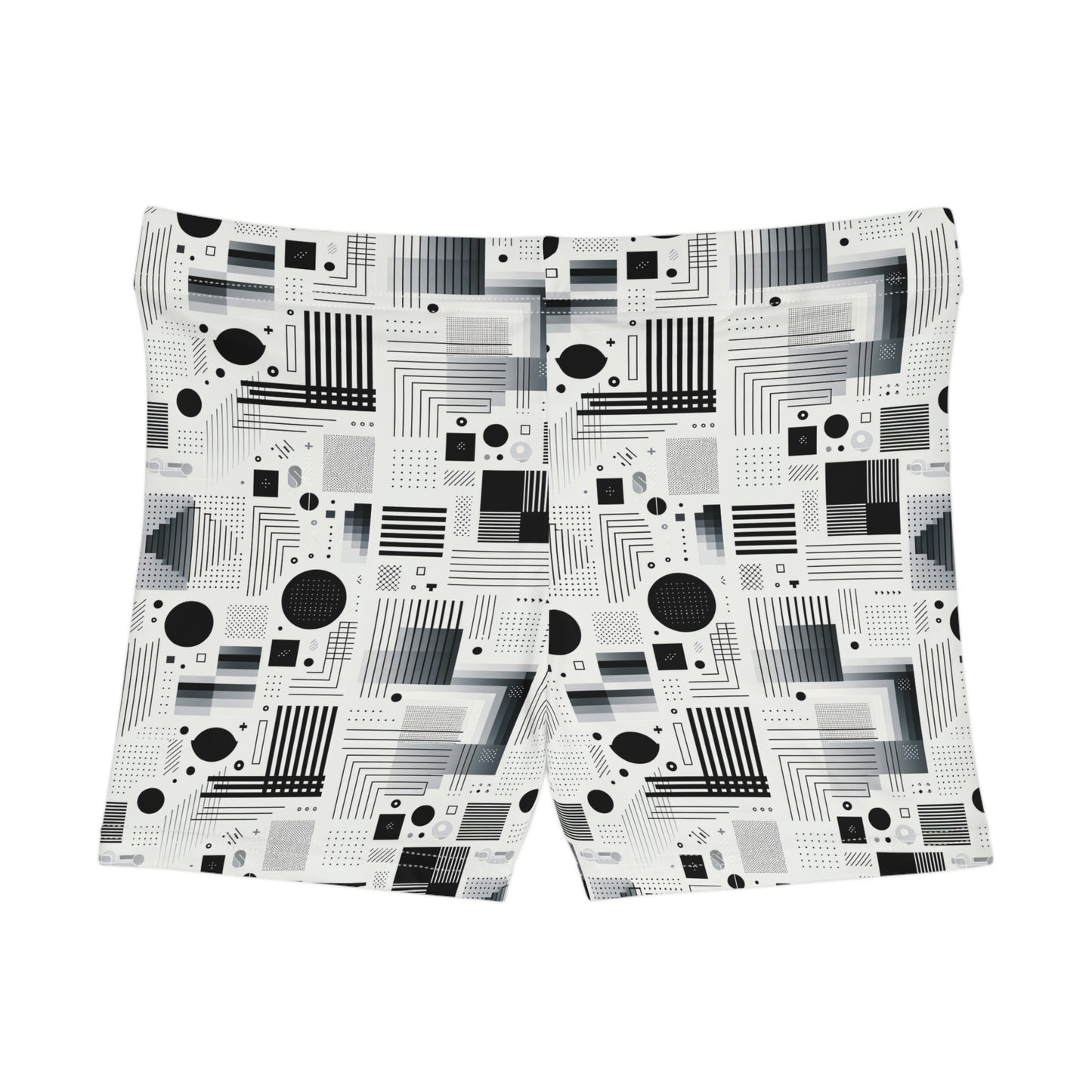 Digital Minimalism Minimalist Tech Women's Shorts - 8404 Design-60
