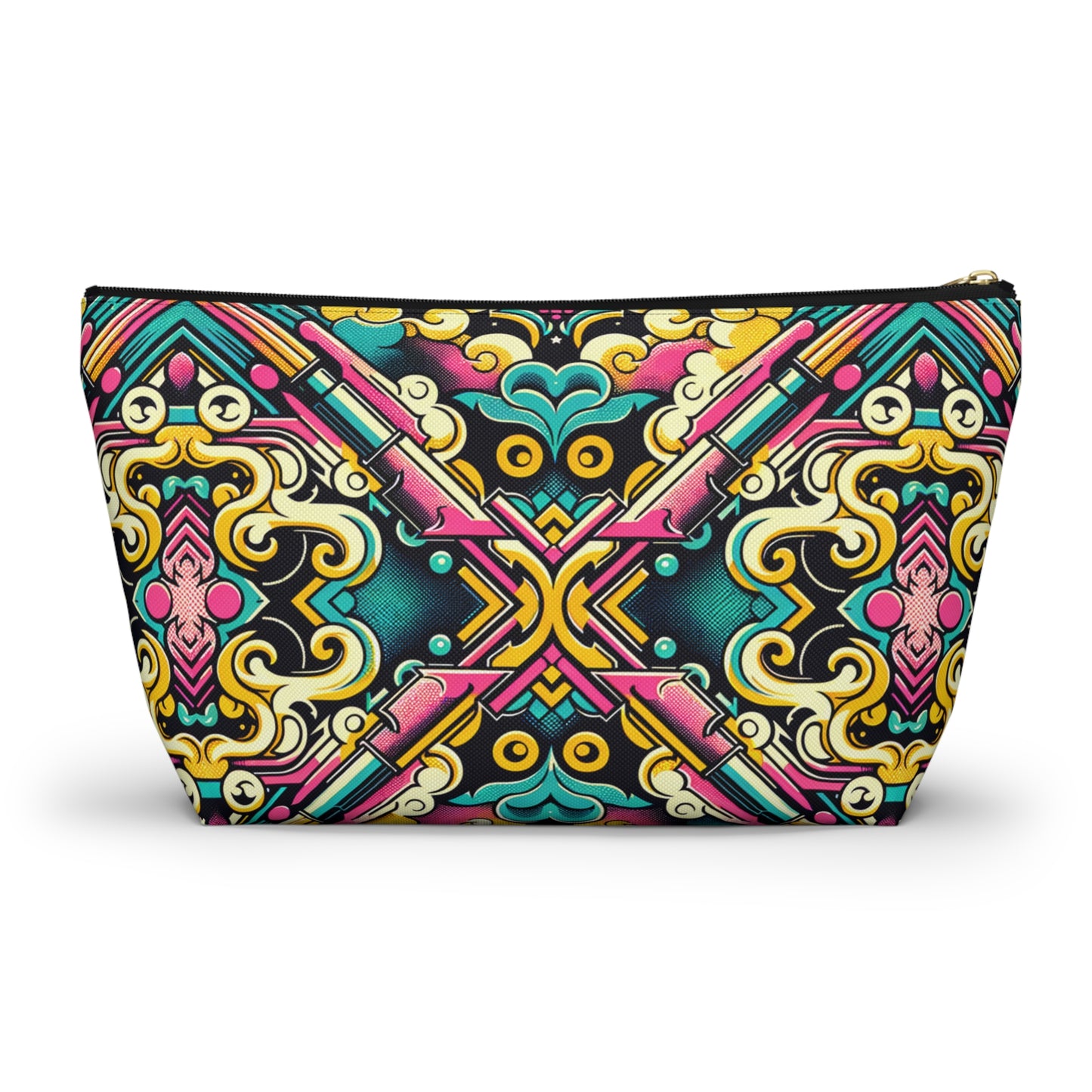 Neon Pop Art Revival Pop Culture Retro Accessory Pouch W T-Bottom - 8404 Design-59