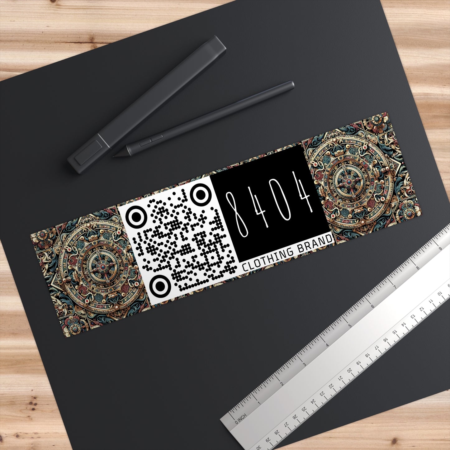 Urban Renaissance Historical Fusion With Street Edge Bumper Sticker - 8404 Design-57
