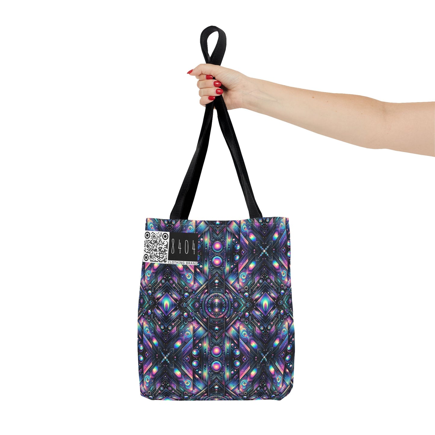 Galactic Hues Tech-Forward Cosmic Fusion Tote Bag - 8404 Design-58