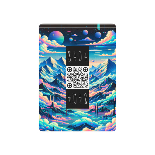 Digital Dreamscapes Digitally-Inspired Streetwear With a Dreamy, Surreal Twist Poker Playing Cards - 8404 Design-69 B