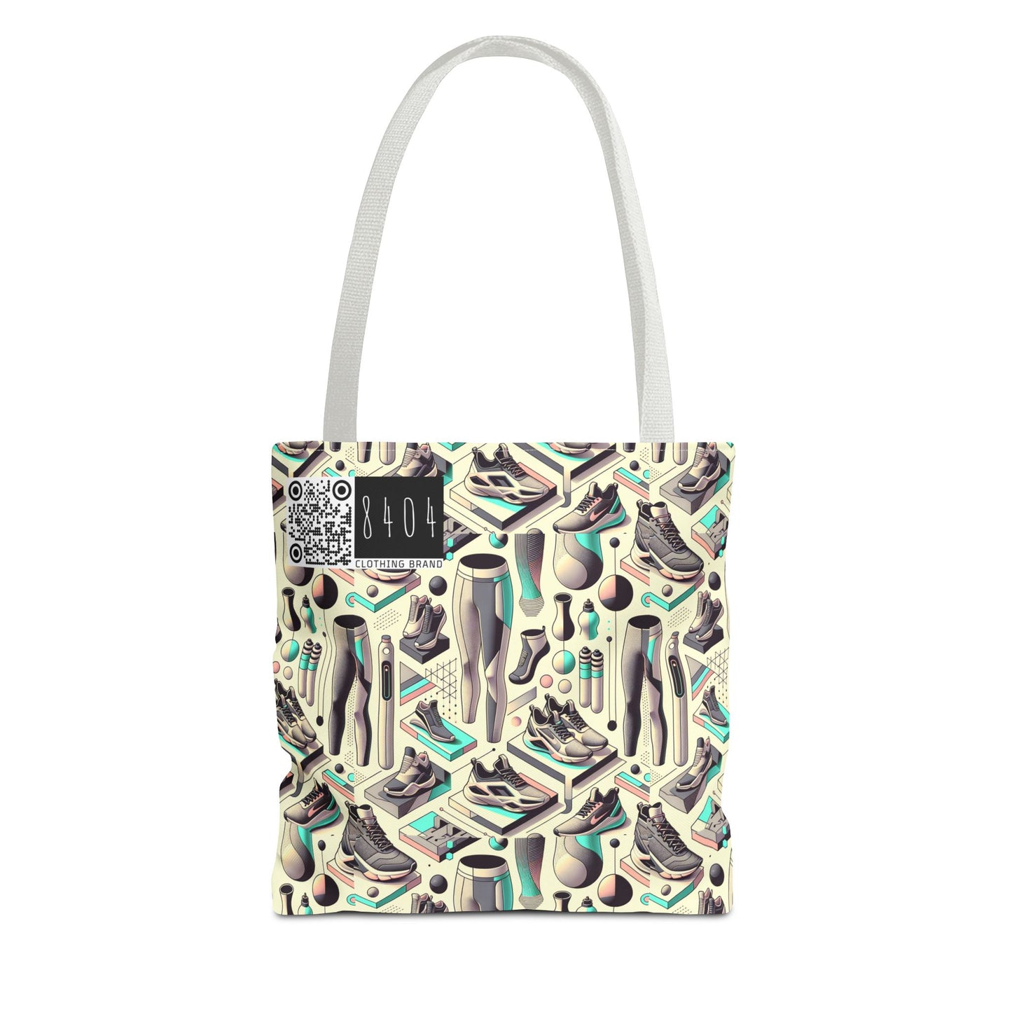 Tech-Infused Athleisure Futuristic Athletic Tech Tote Bag - 8404 Design-44