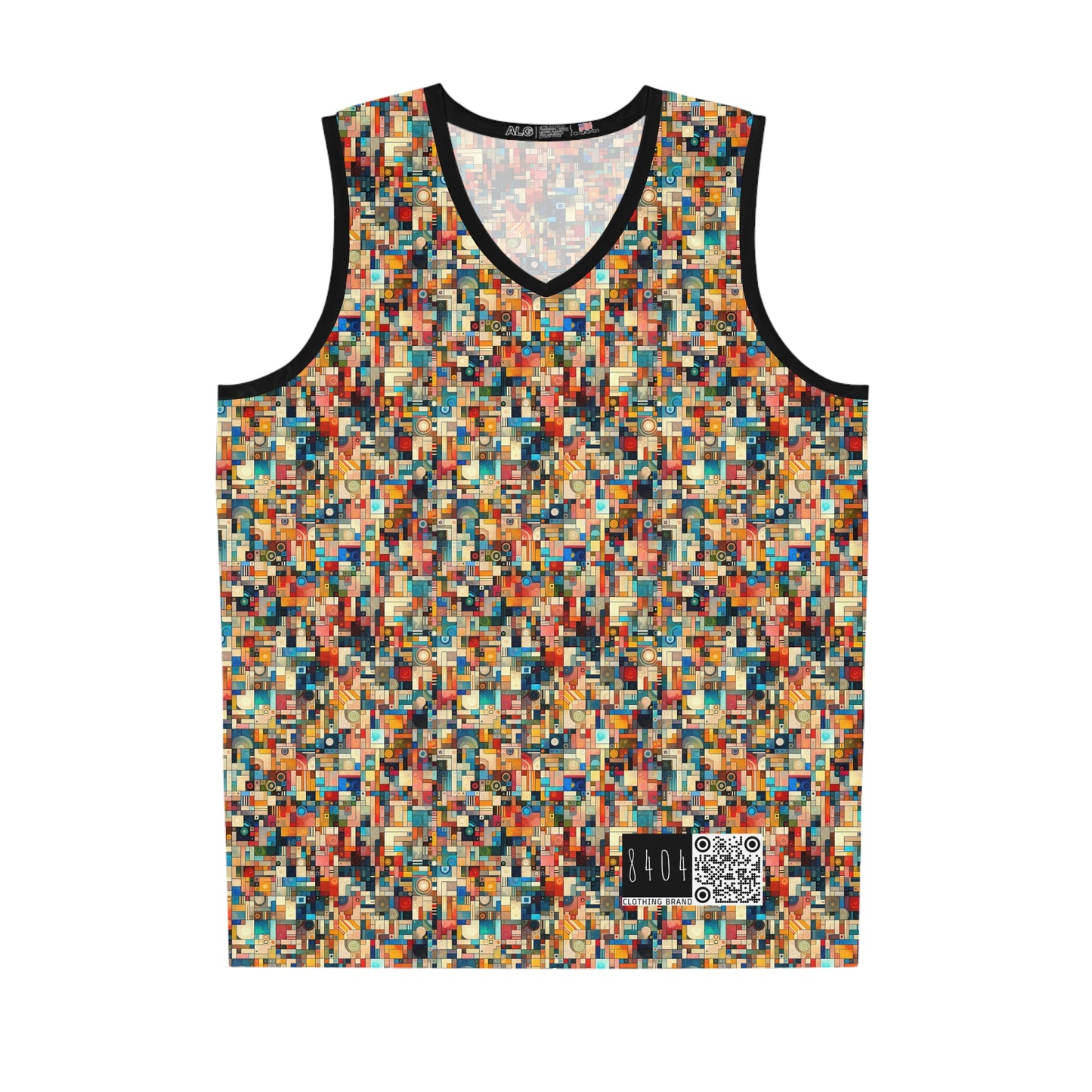 Digital Artistic Expression Artistic Streetwear Basketball Jersey - 8404 Design-46